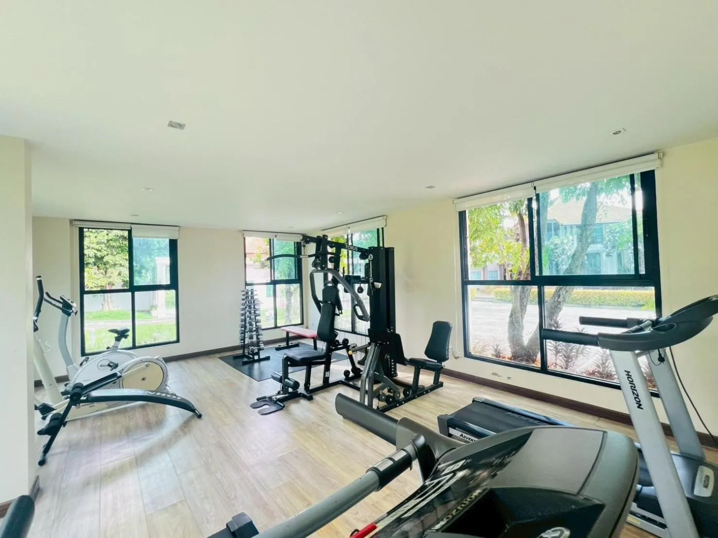 Fitness centre/facilities in Harmony Resort Hotel