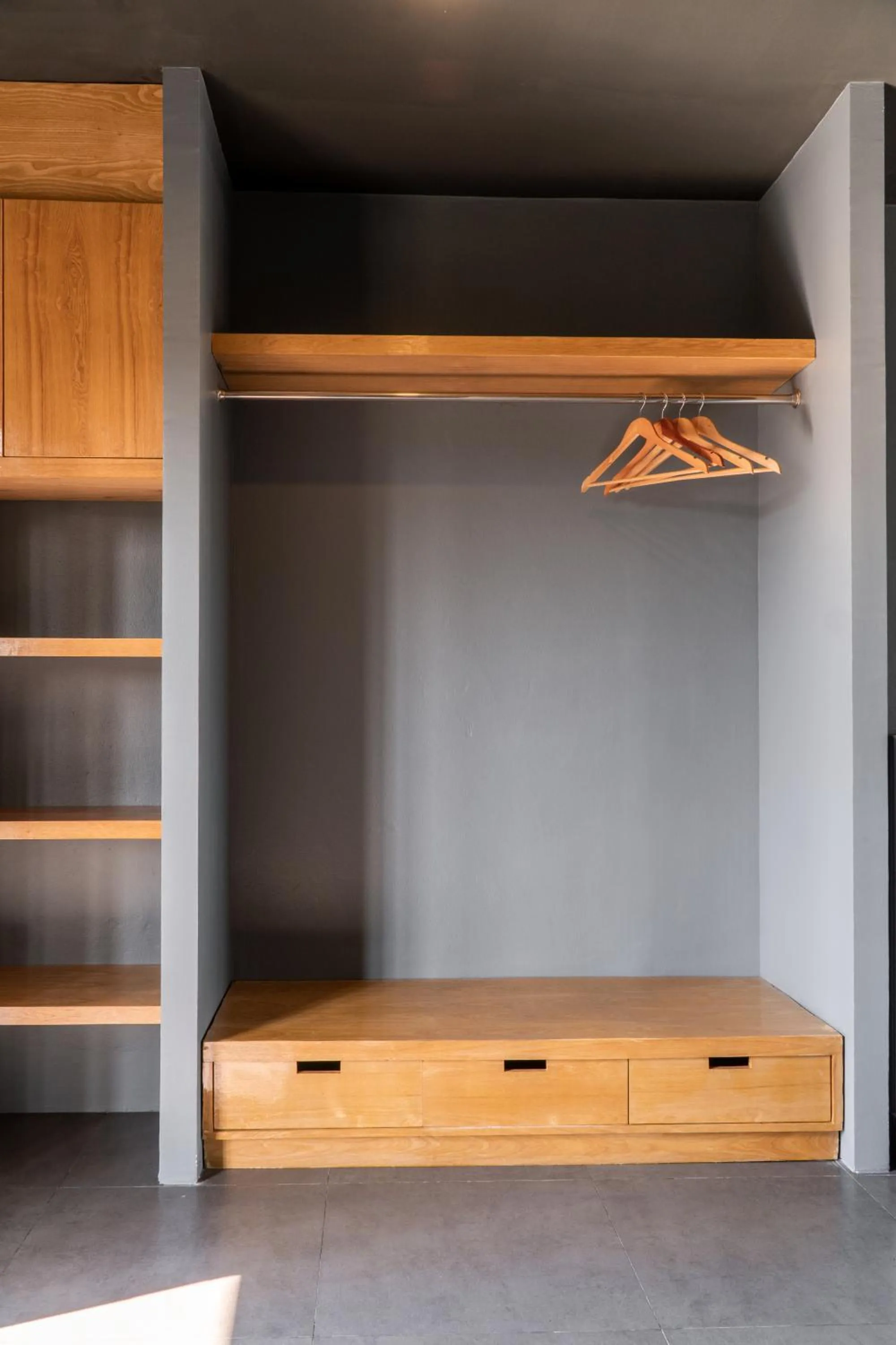 wardrobe in Get Zleep Premium Budget Hotel