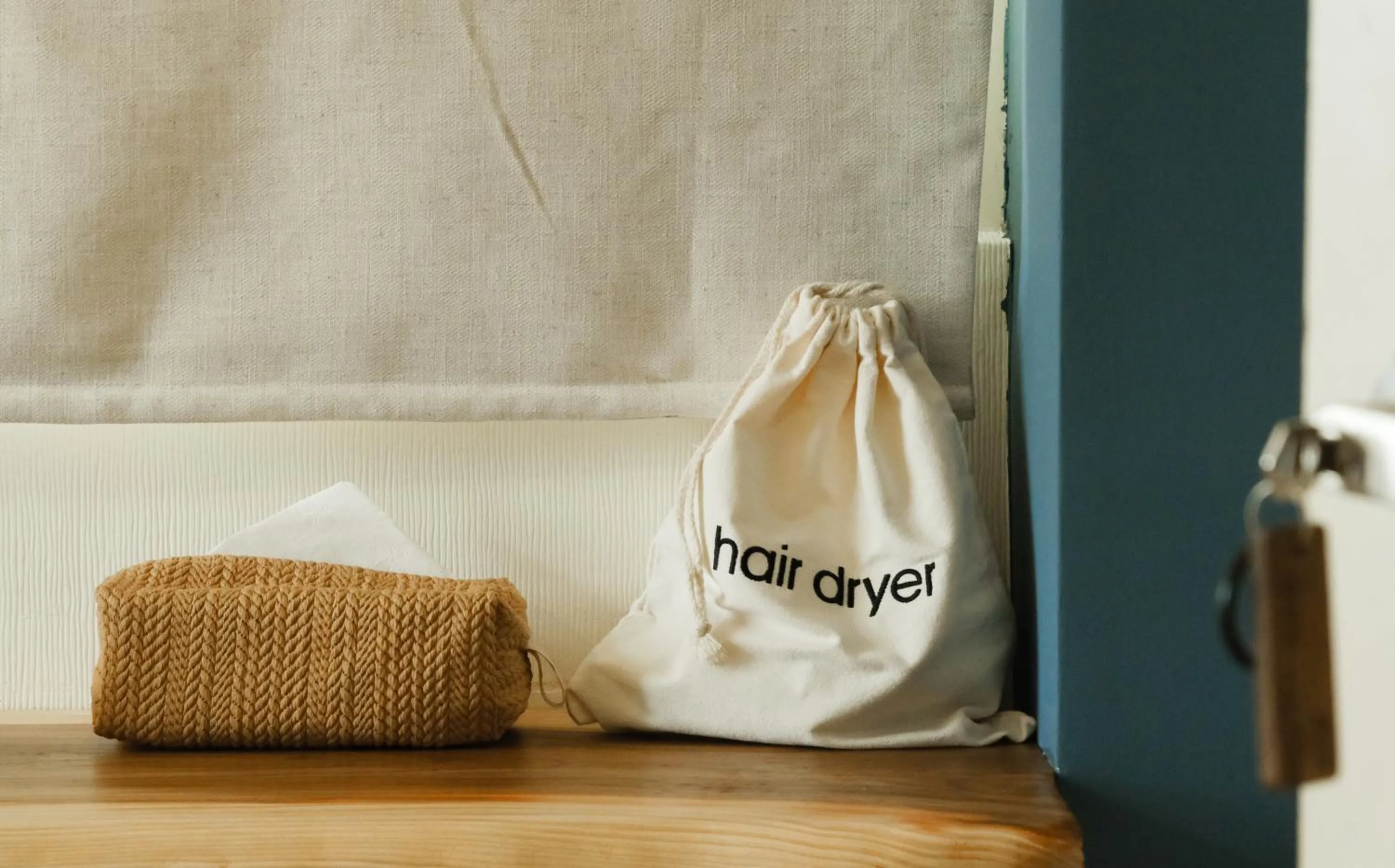 hair dryier in Cozy Blue B&B