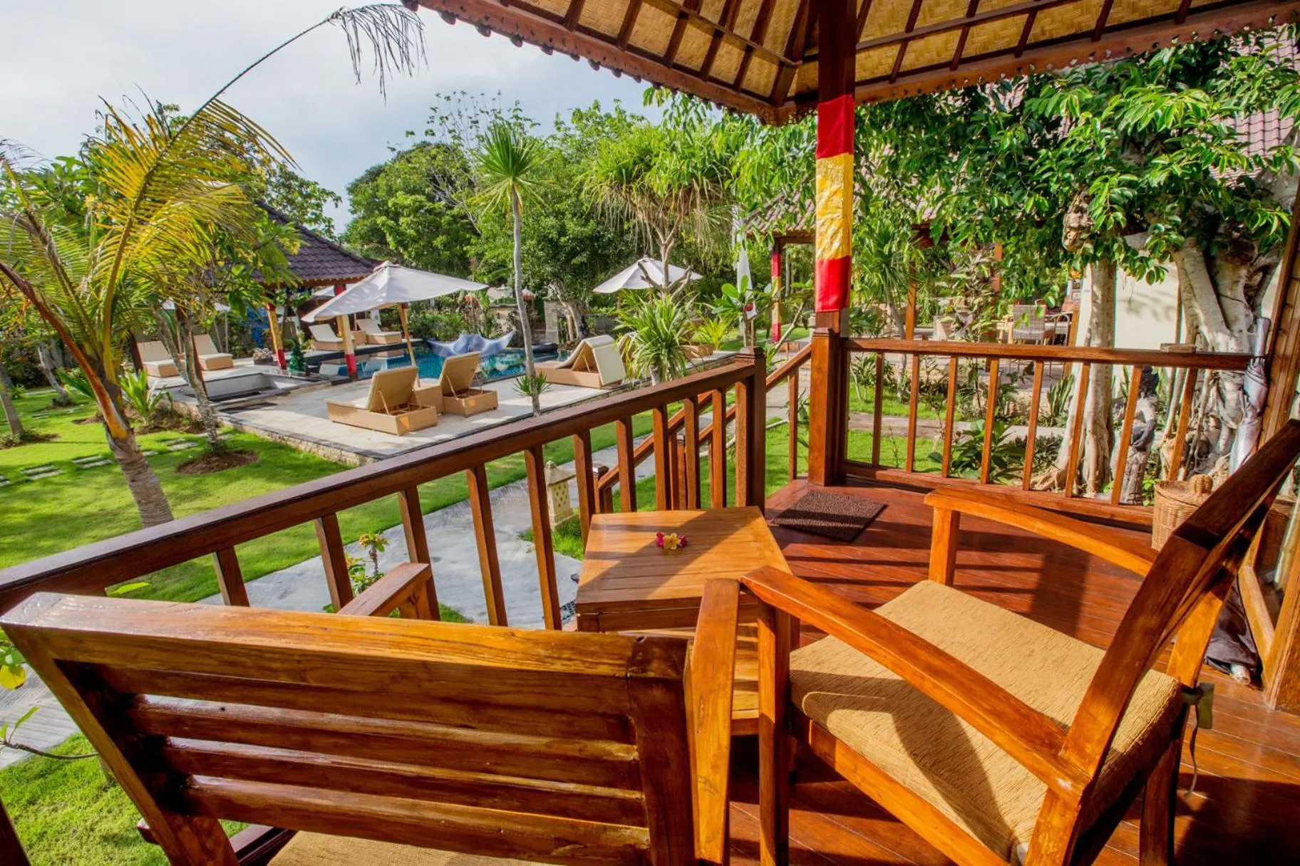 Balcony/Terrace in Sunset Garden Nusa Lembongan