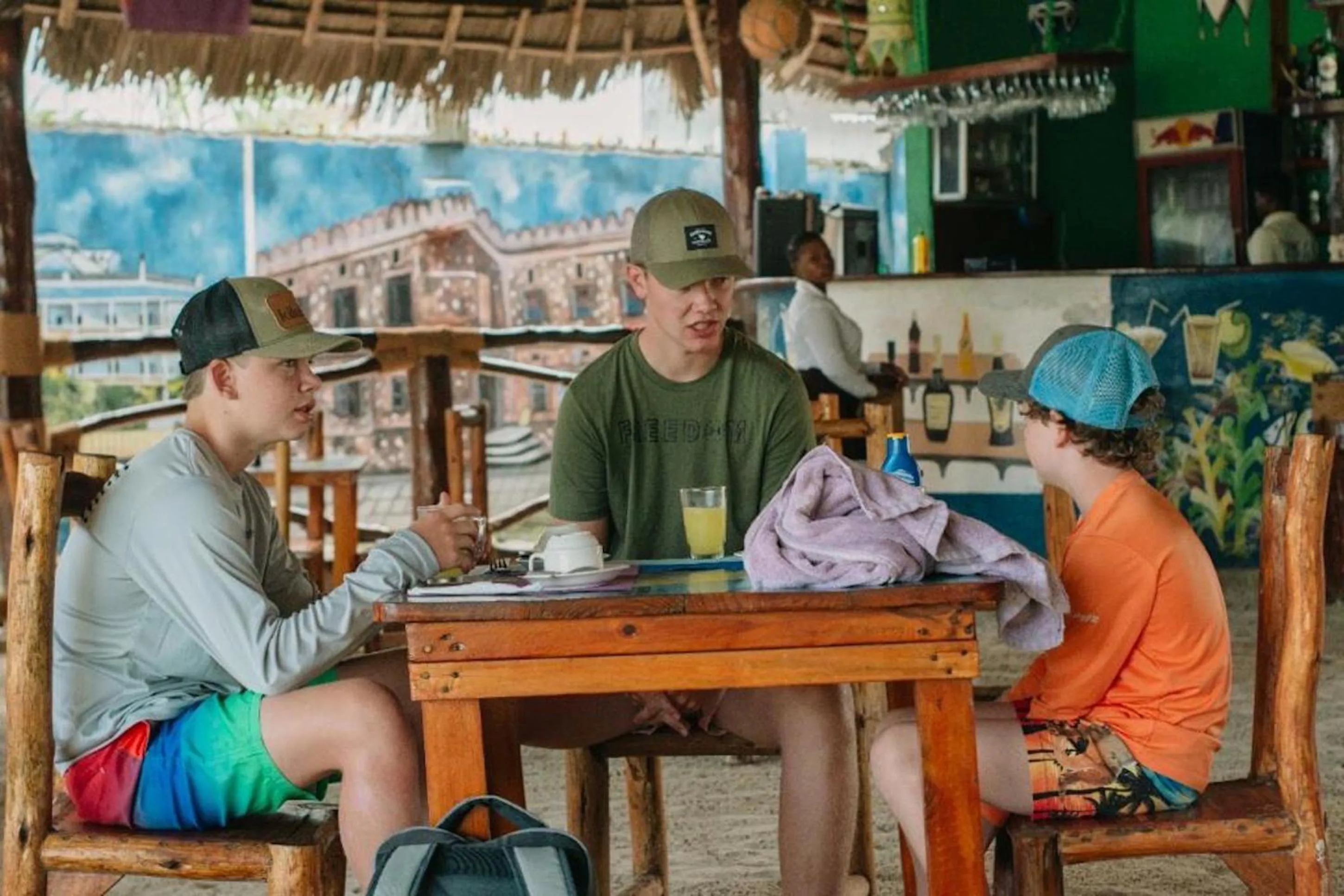 People in Mocco Beach Villa