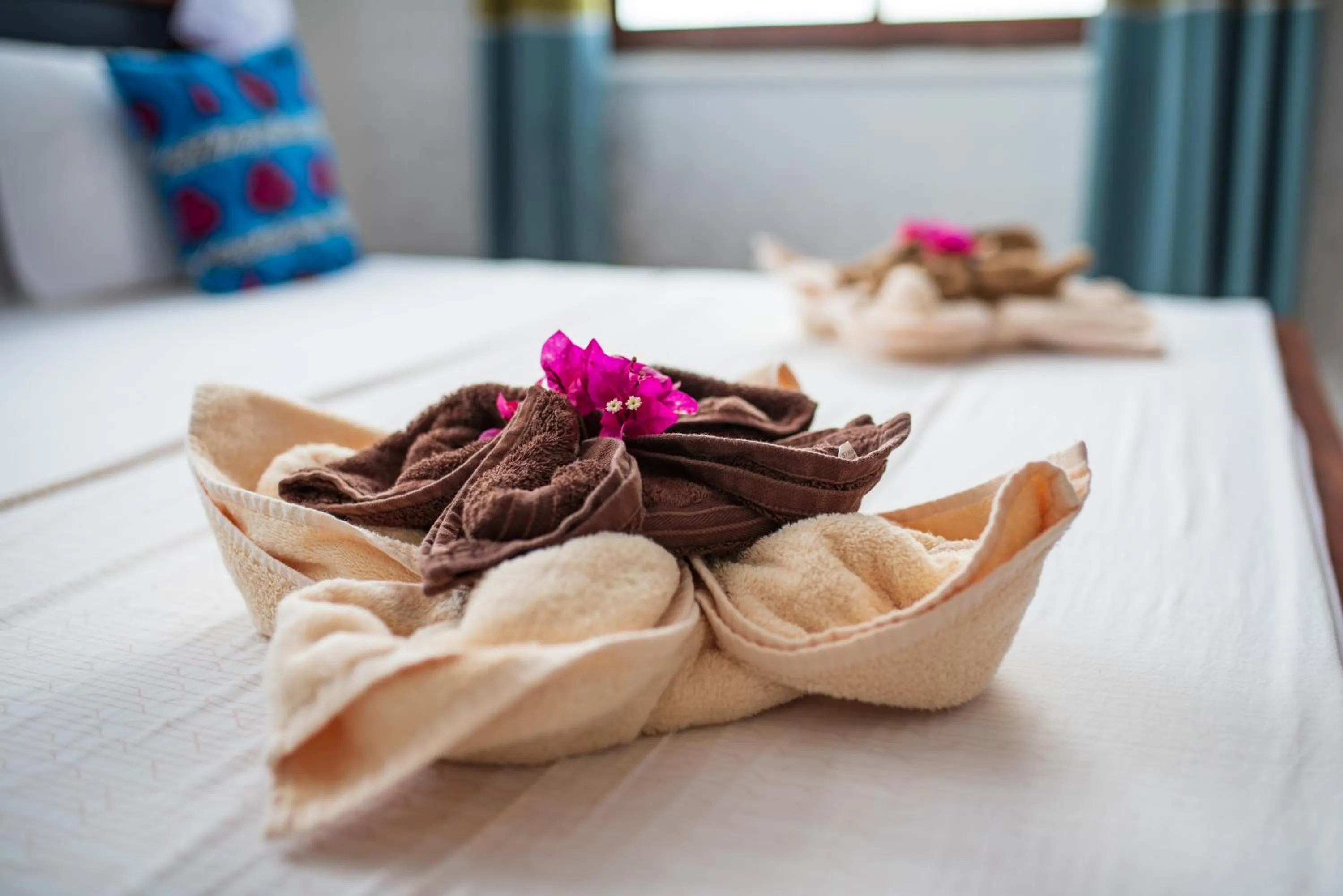 Decorative detail, Bed in Mocco Beach Villa