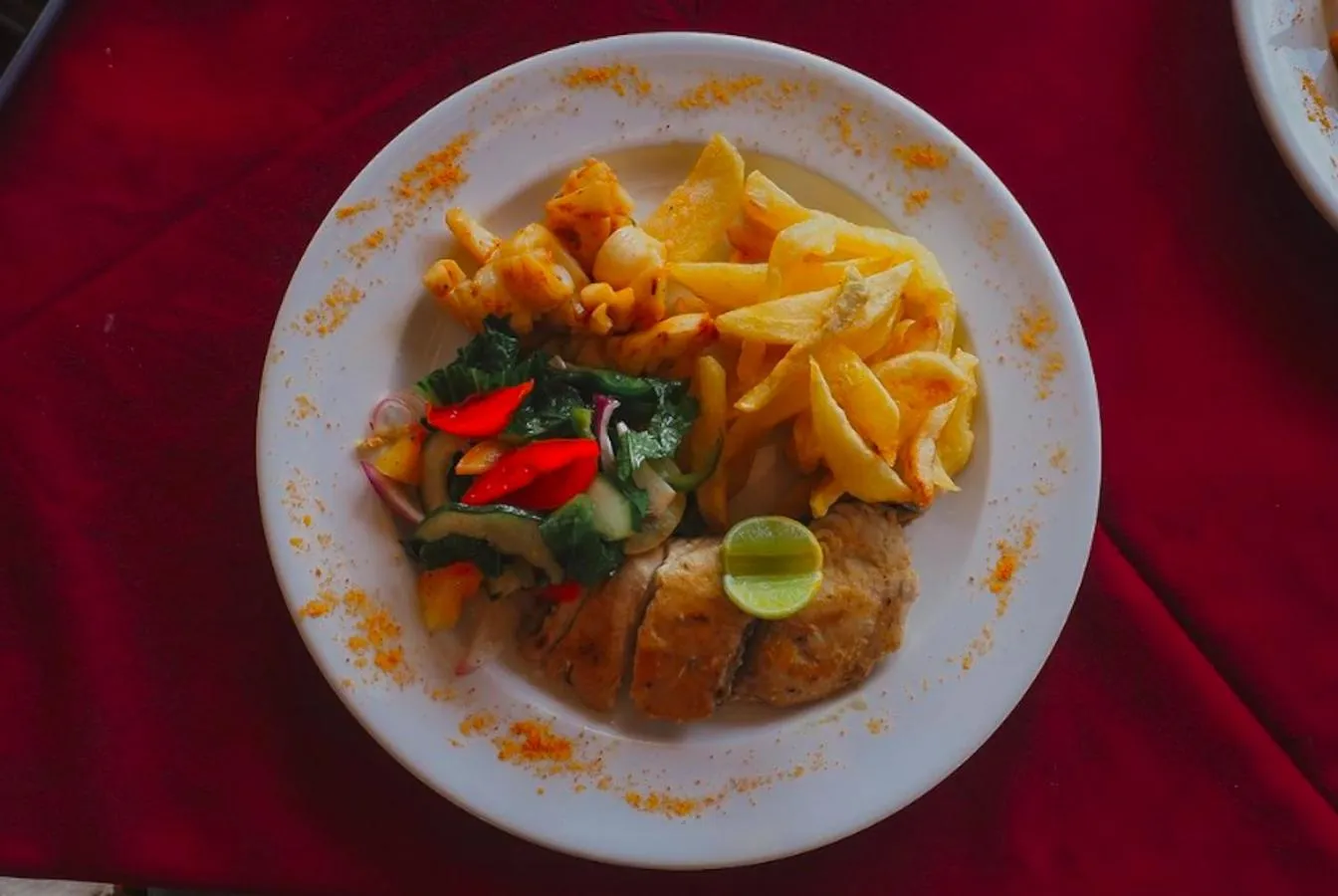 Food close-up in Mocco Beach Villa