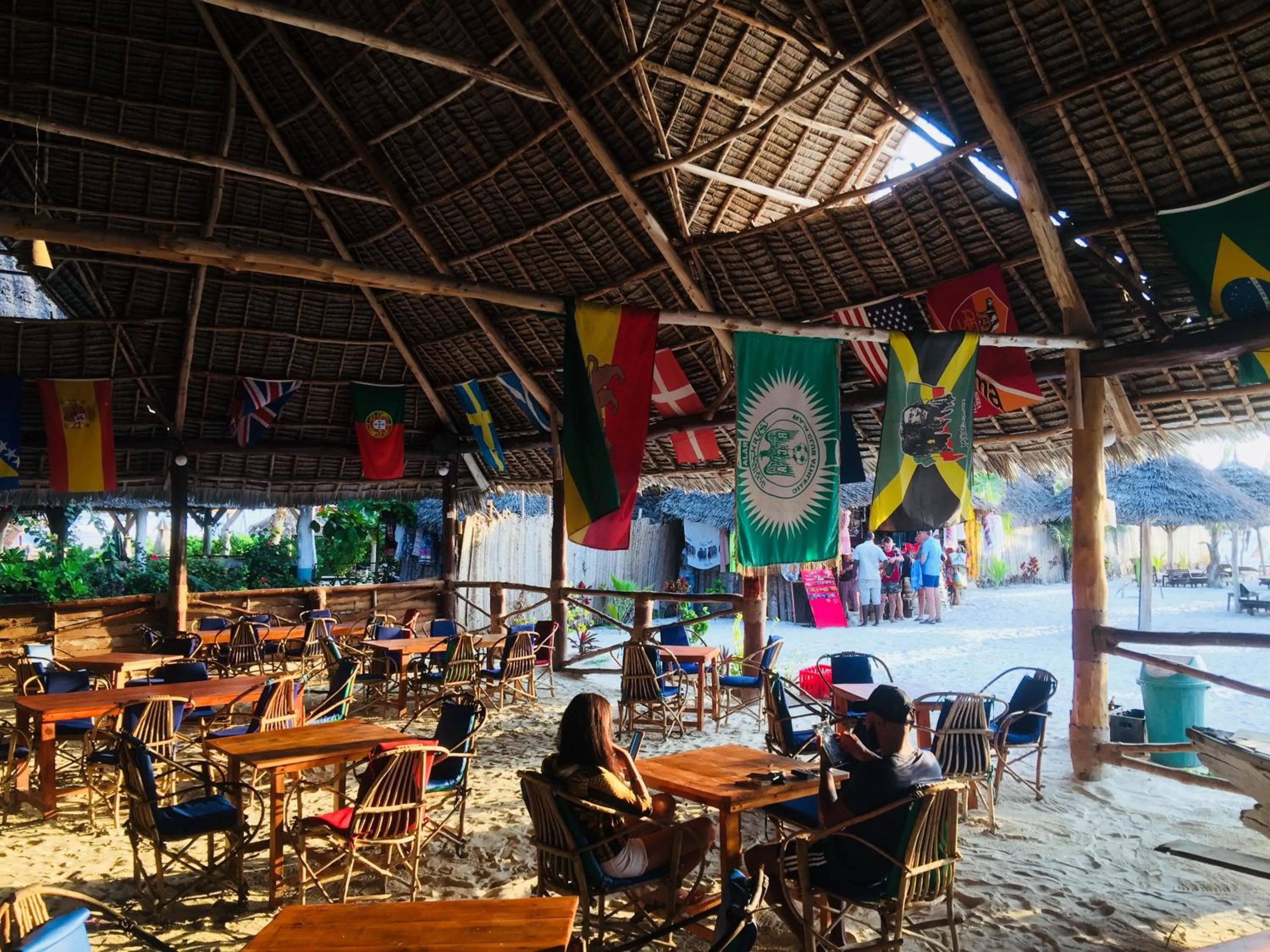 Patio in Mocco Beach Villa