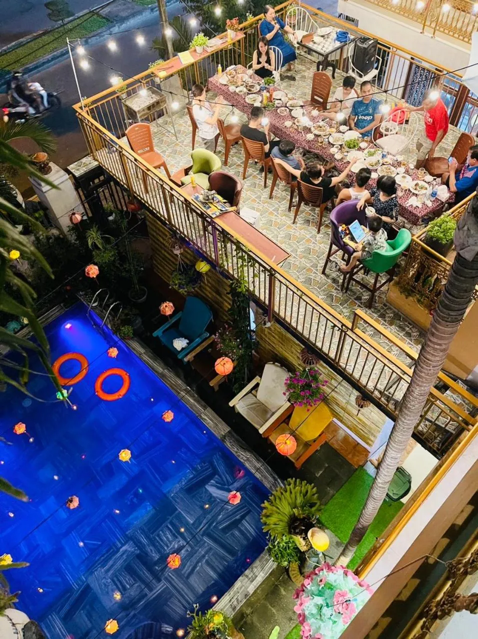 Balcony/Terrace in Hoi An Golden Horse Villa