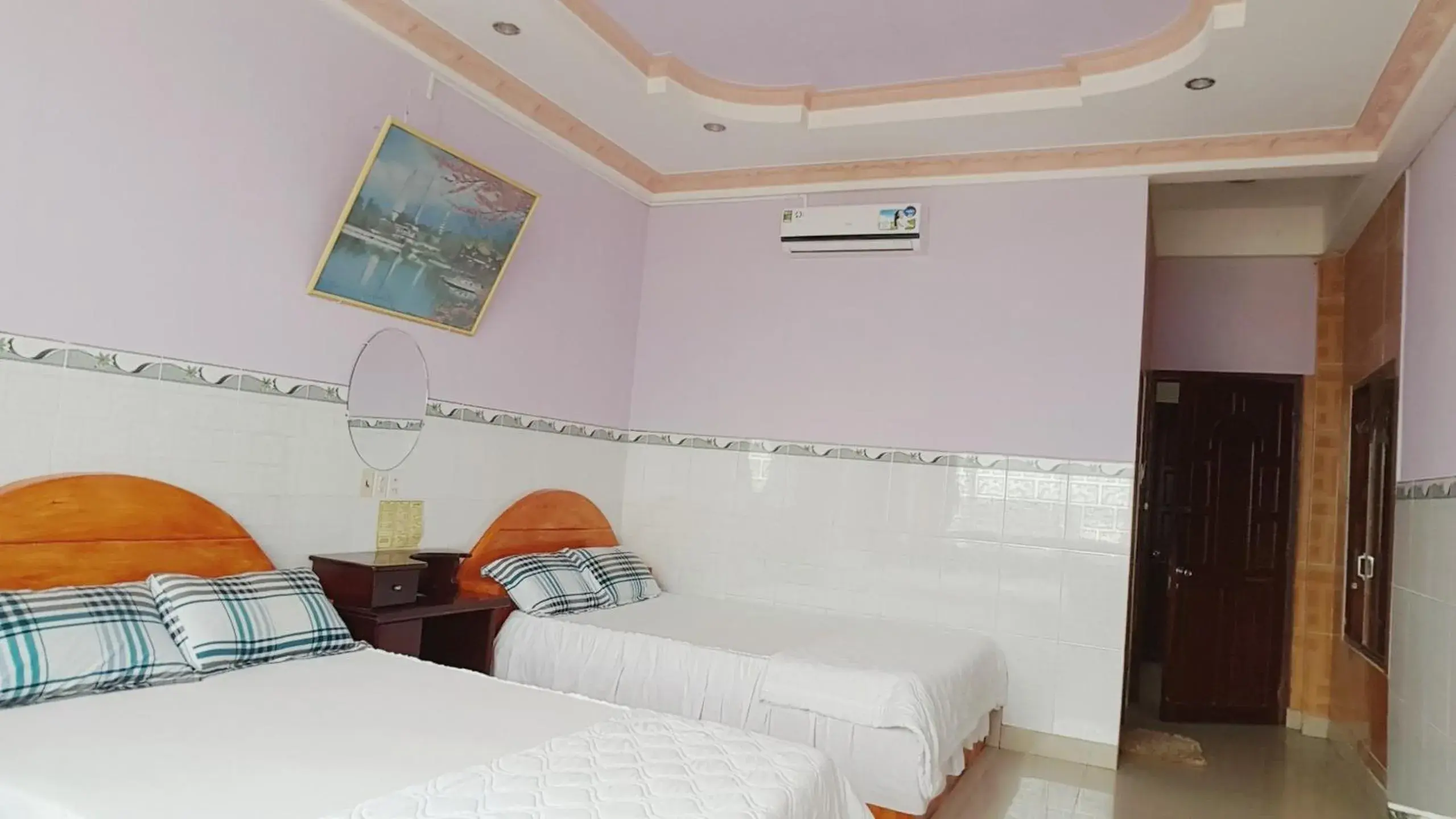 Bed in Rang Dong Hotel Bed in Rang Dong Hotel