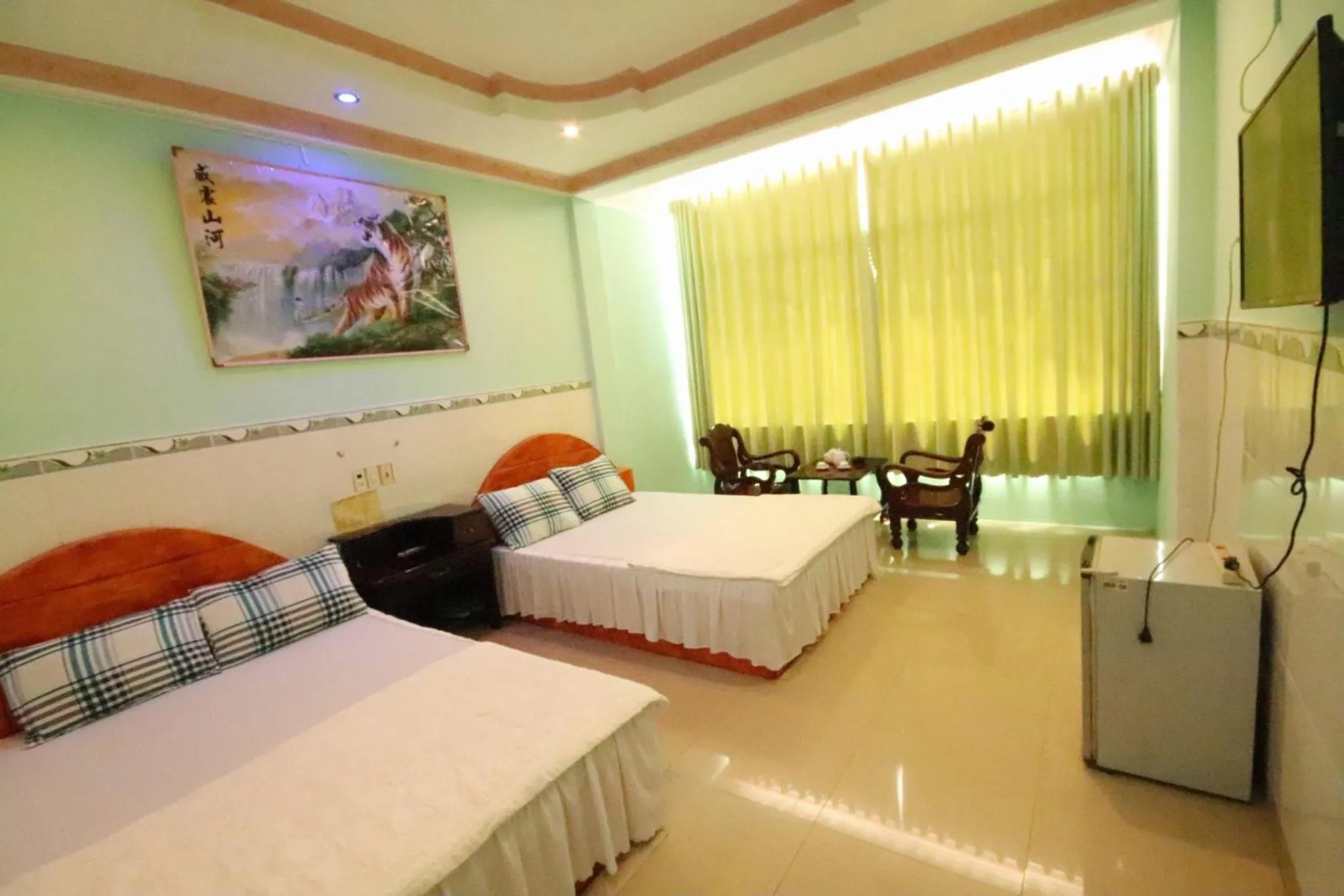 Bed in Rang Dong Hotel