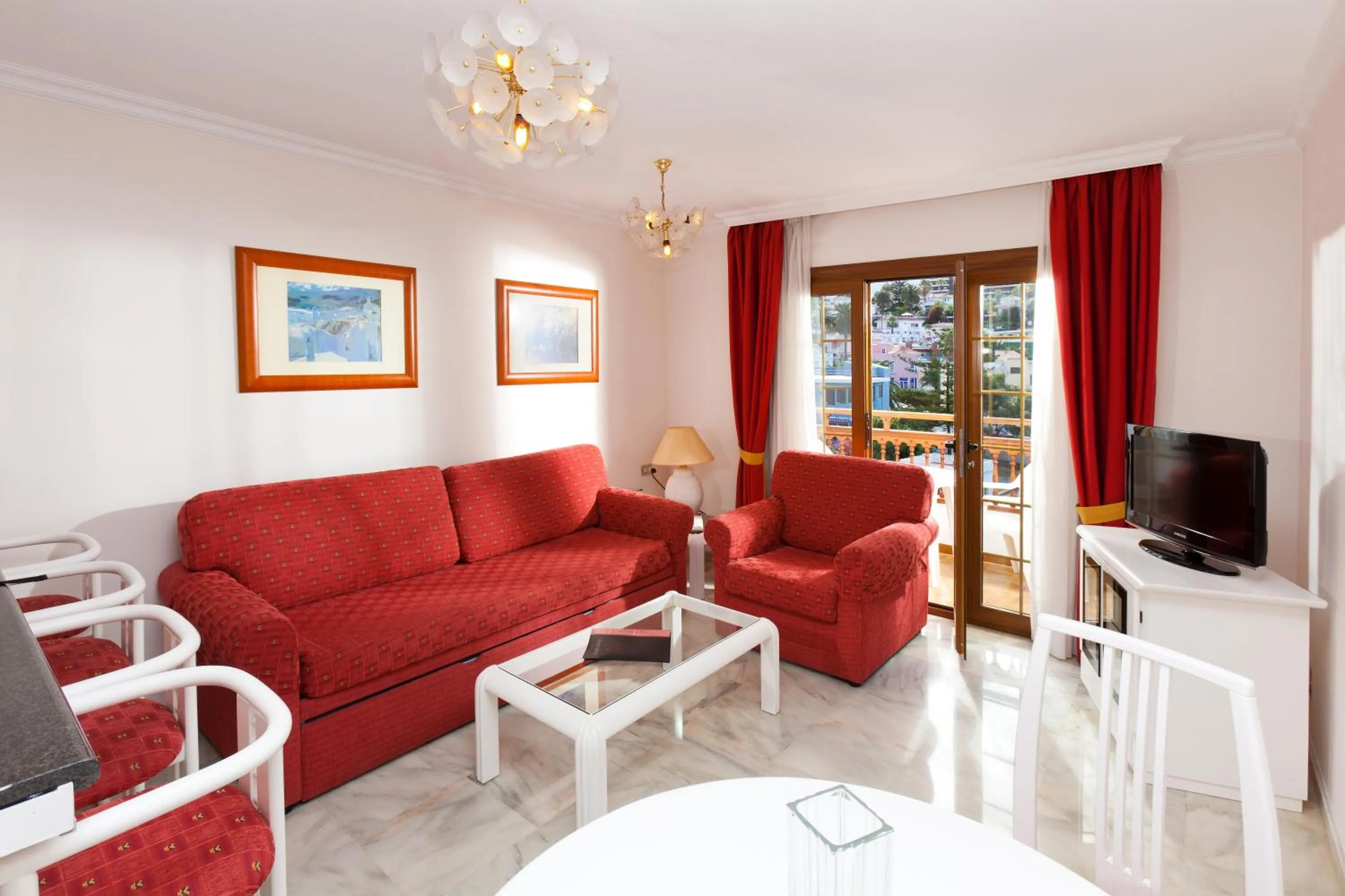 Living room in Apartamentos Casablanca