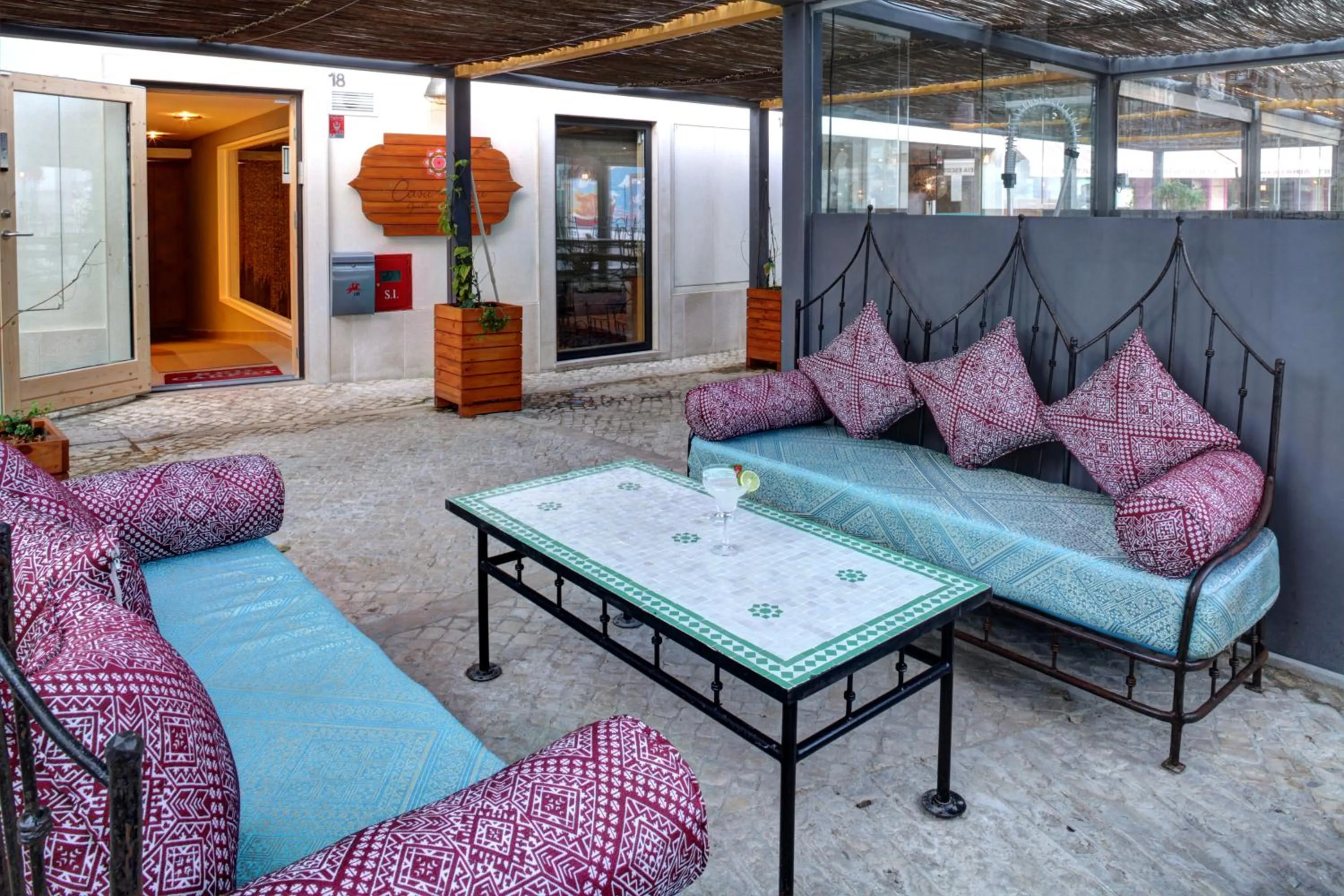 Patio in Casa da Praça Guest House