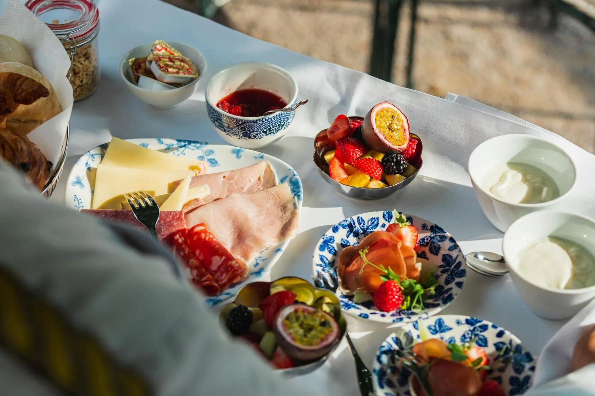 Food and drinks in De Lindenhoeve Boutique Hotel