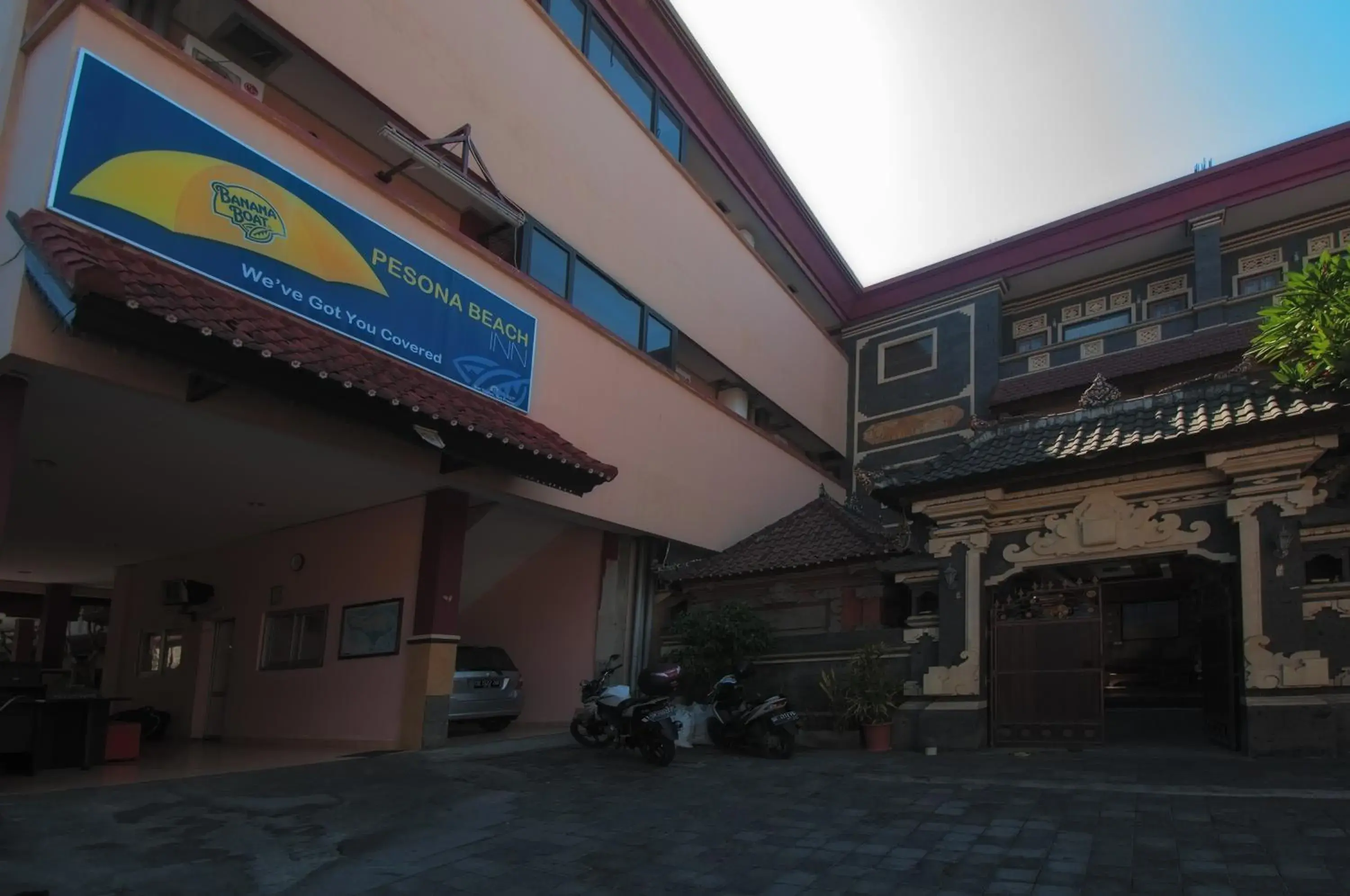 Facade/entrance, Property Building in Pesona Beach Inn