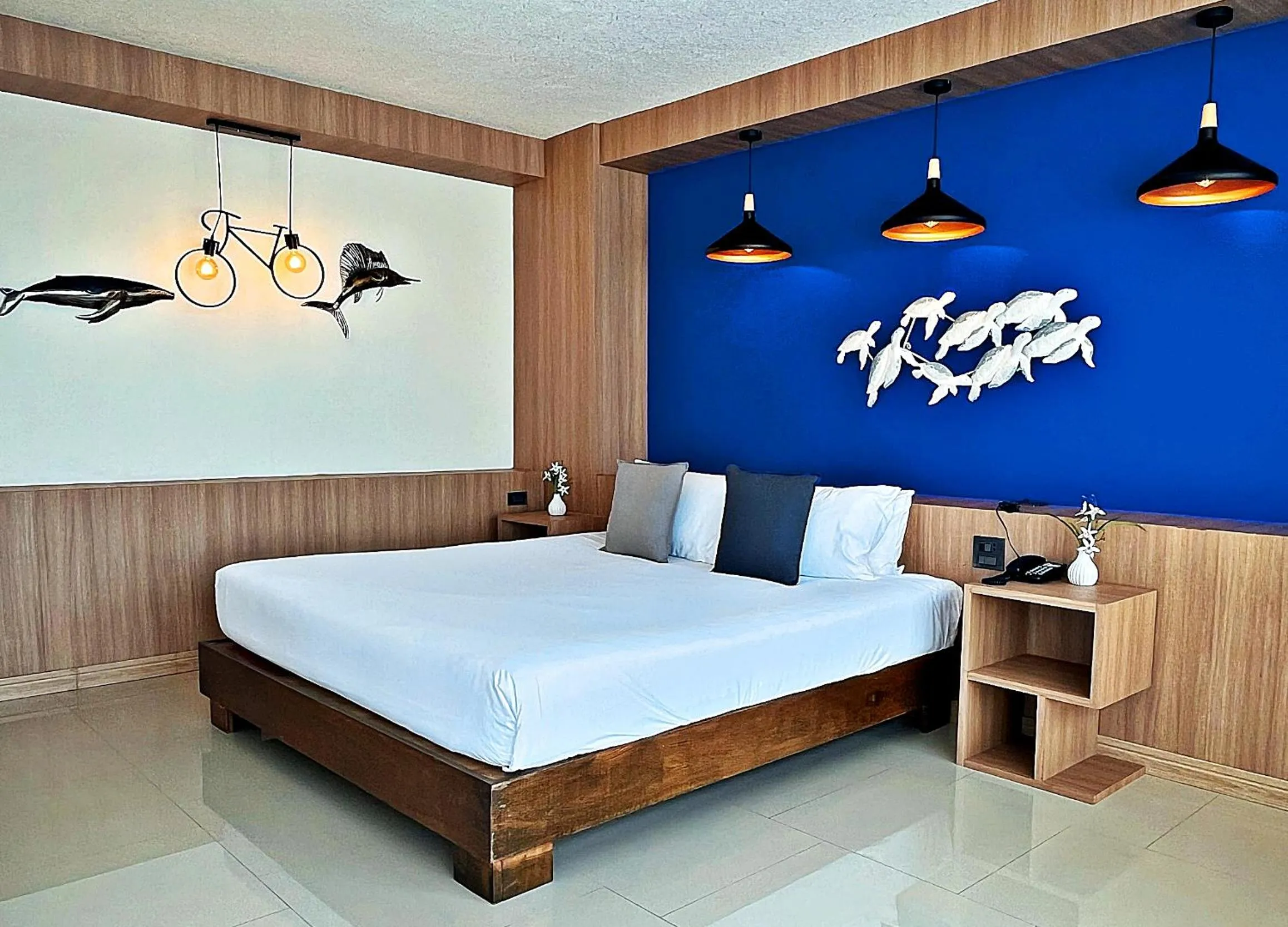 Bed in The Sixteenth Naiyang Beach Hotel- Free Schedule Airport Shuttle