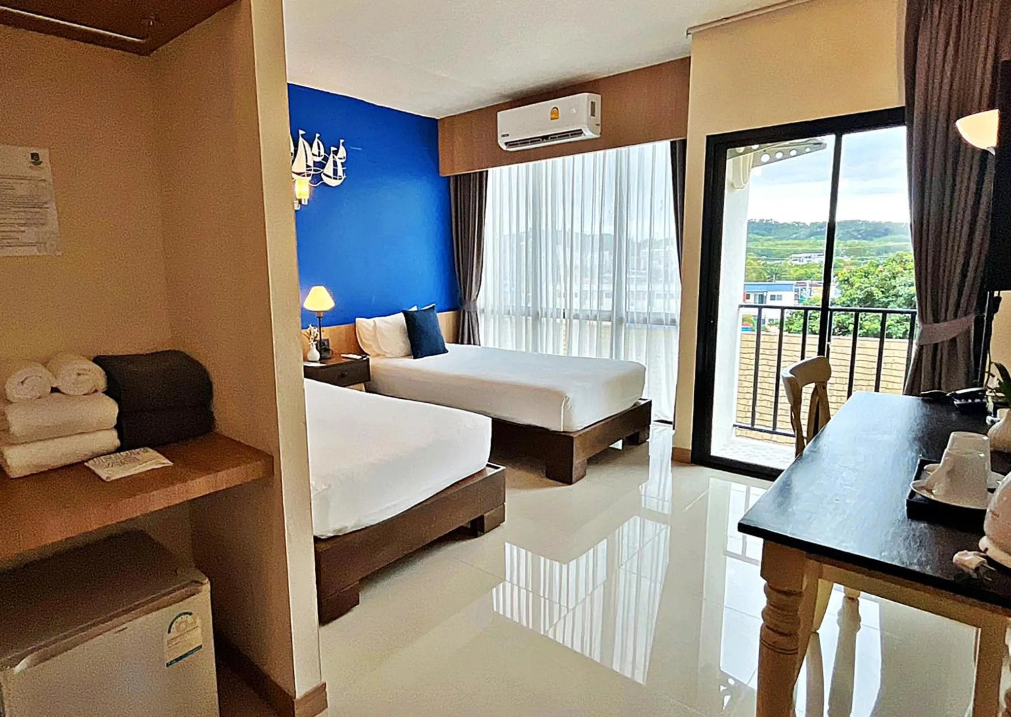 Bed in The Sixteenth Naiyang Beach Hotel- Free Schedule Airport Shuttle