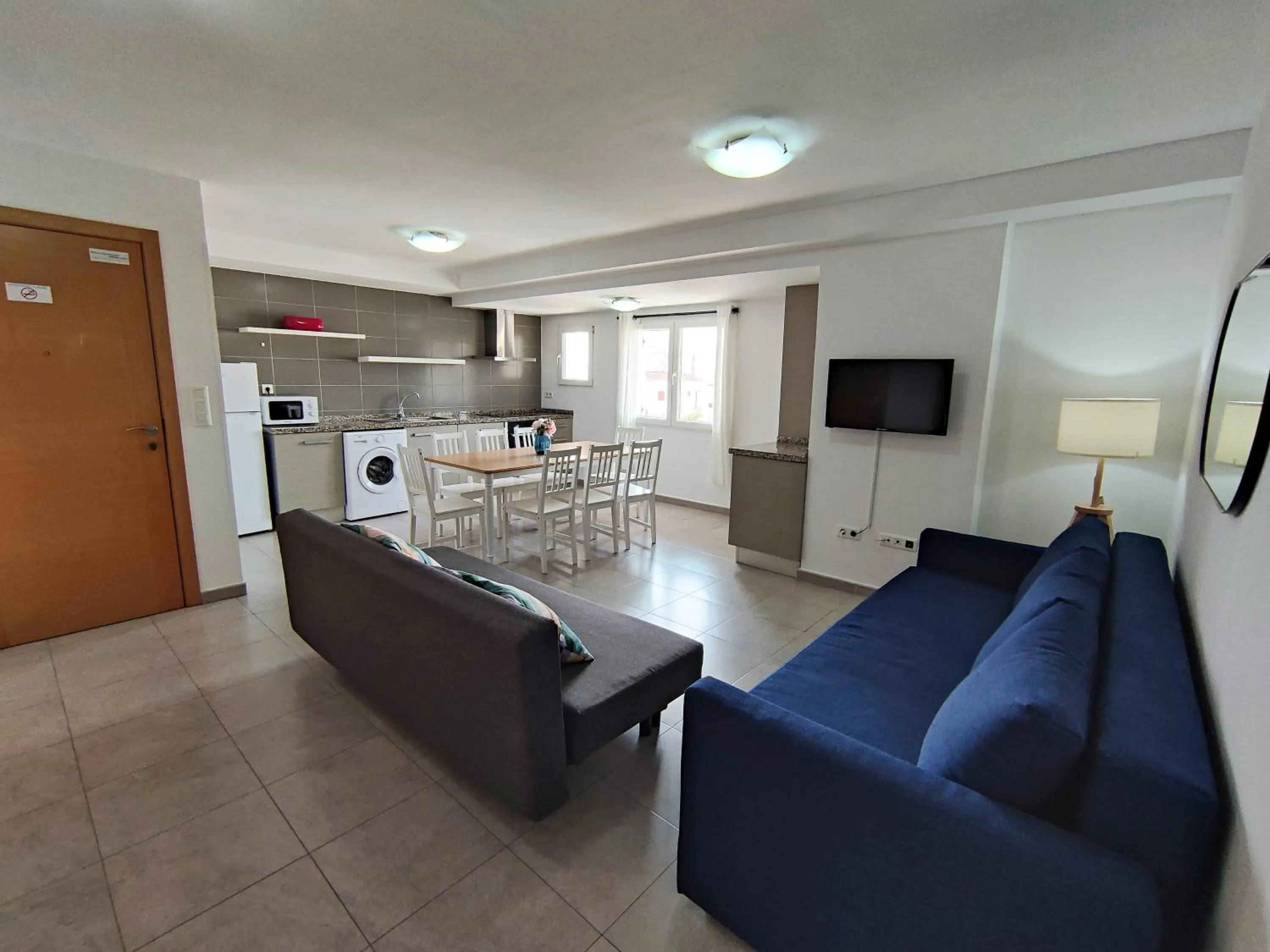 Kitchen or kitchenette in Apartamentos Gandía Centro 3000