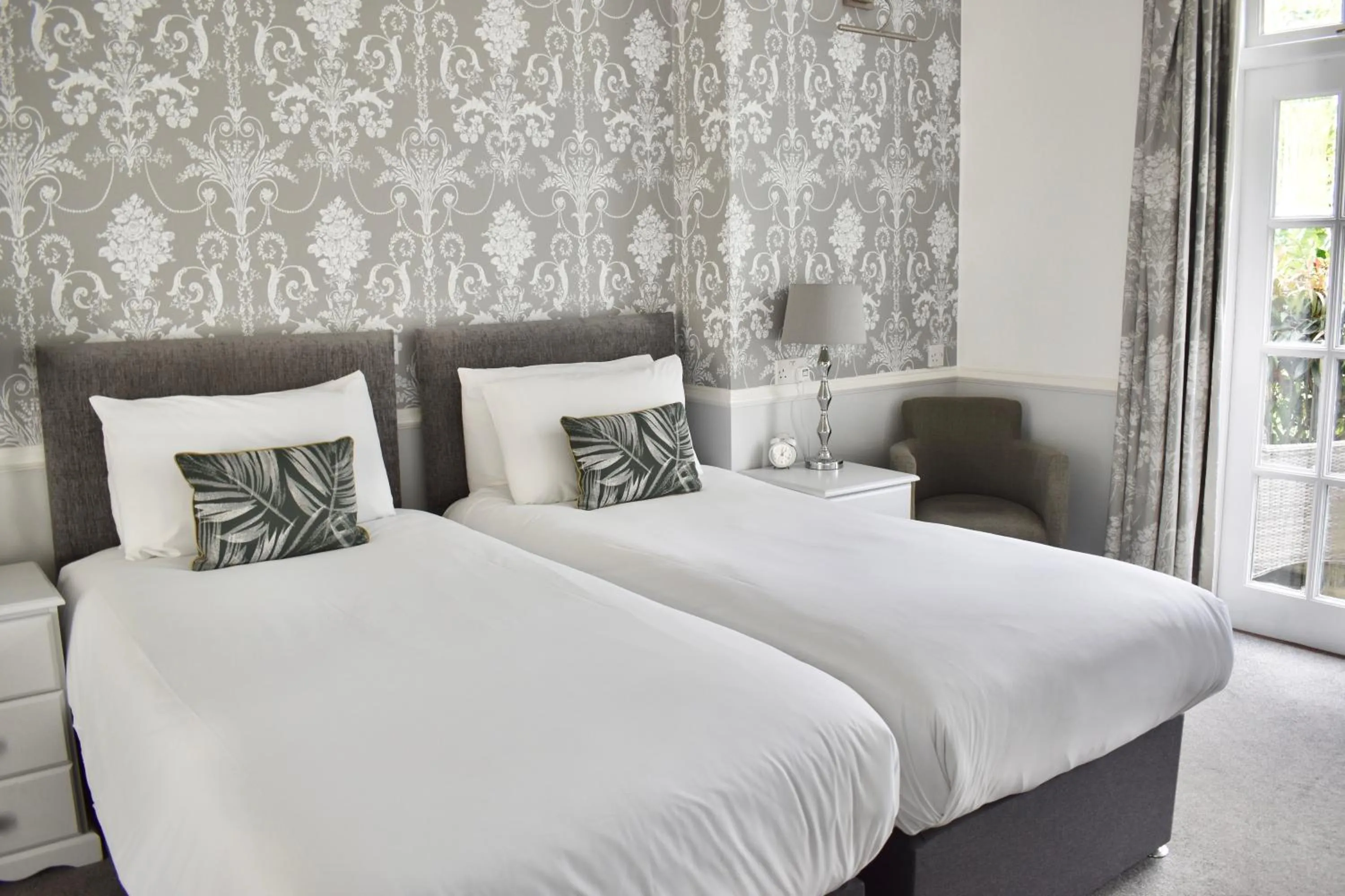 Bed in Hunters Moon Hotel