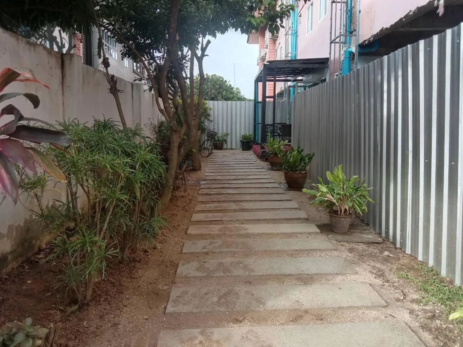 Garden in KYP Khunyuw Place Hotel โรงแรมเควายพี ขุนยูวเพลส ฝาง