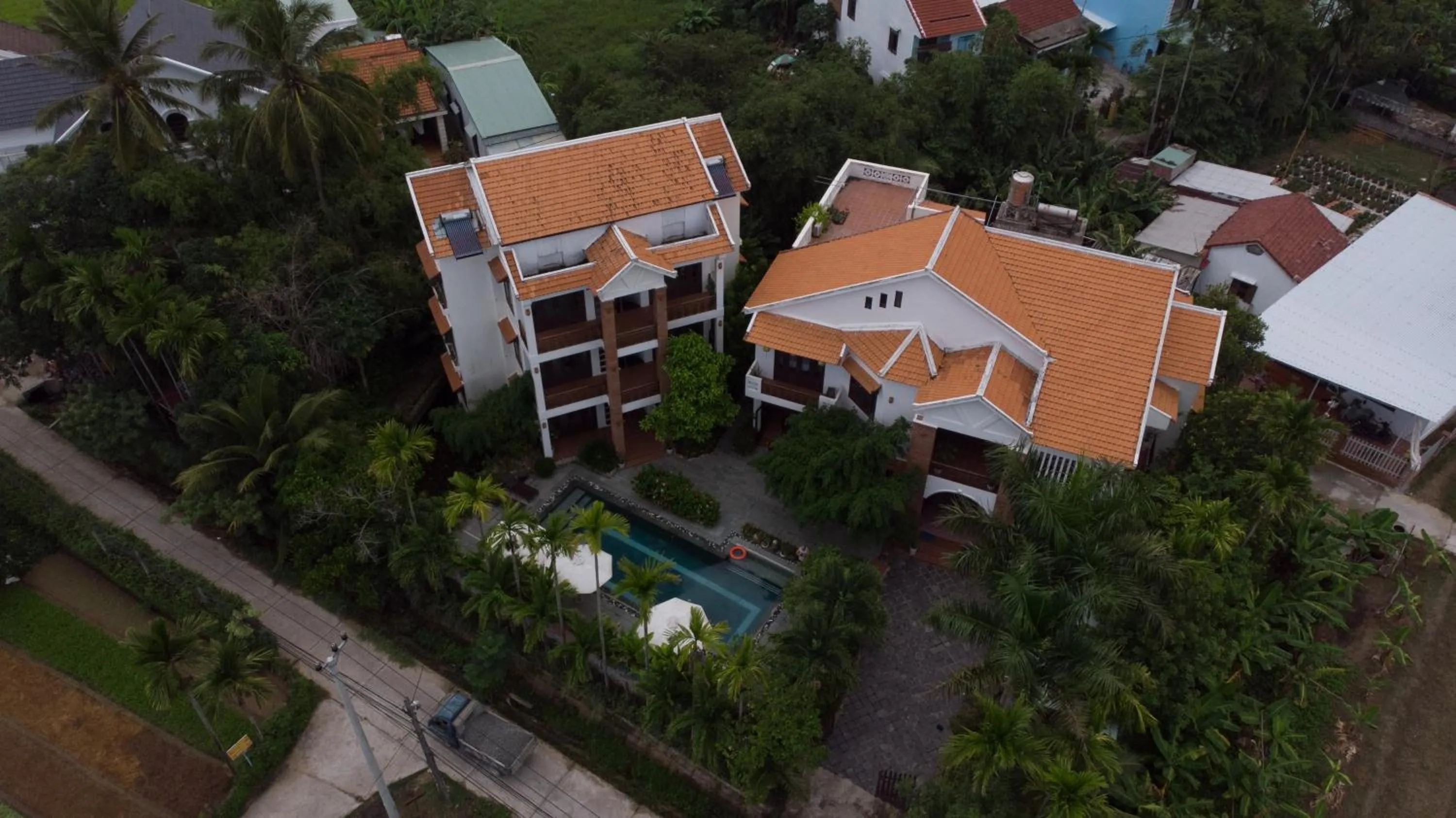Facade/entrance in Hoi An Golden Rice Villa