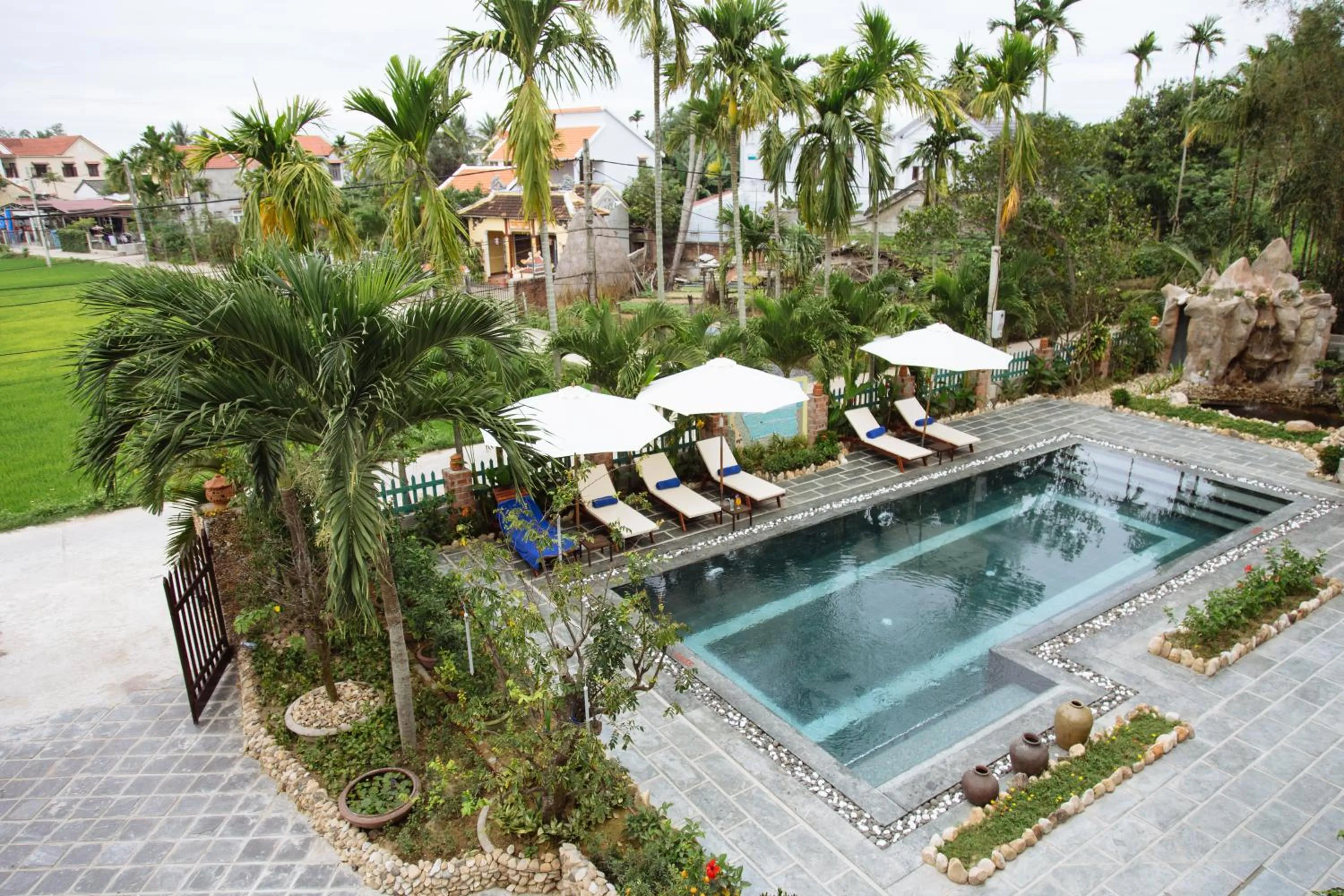 Garden in Hoi An Golden Rice Villa