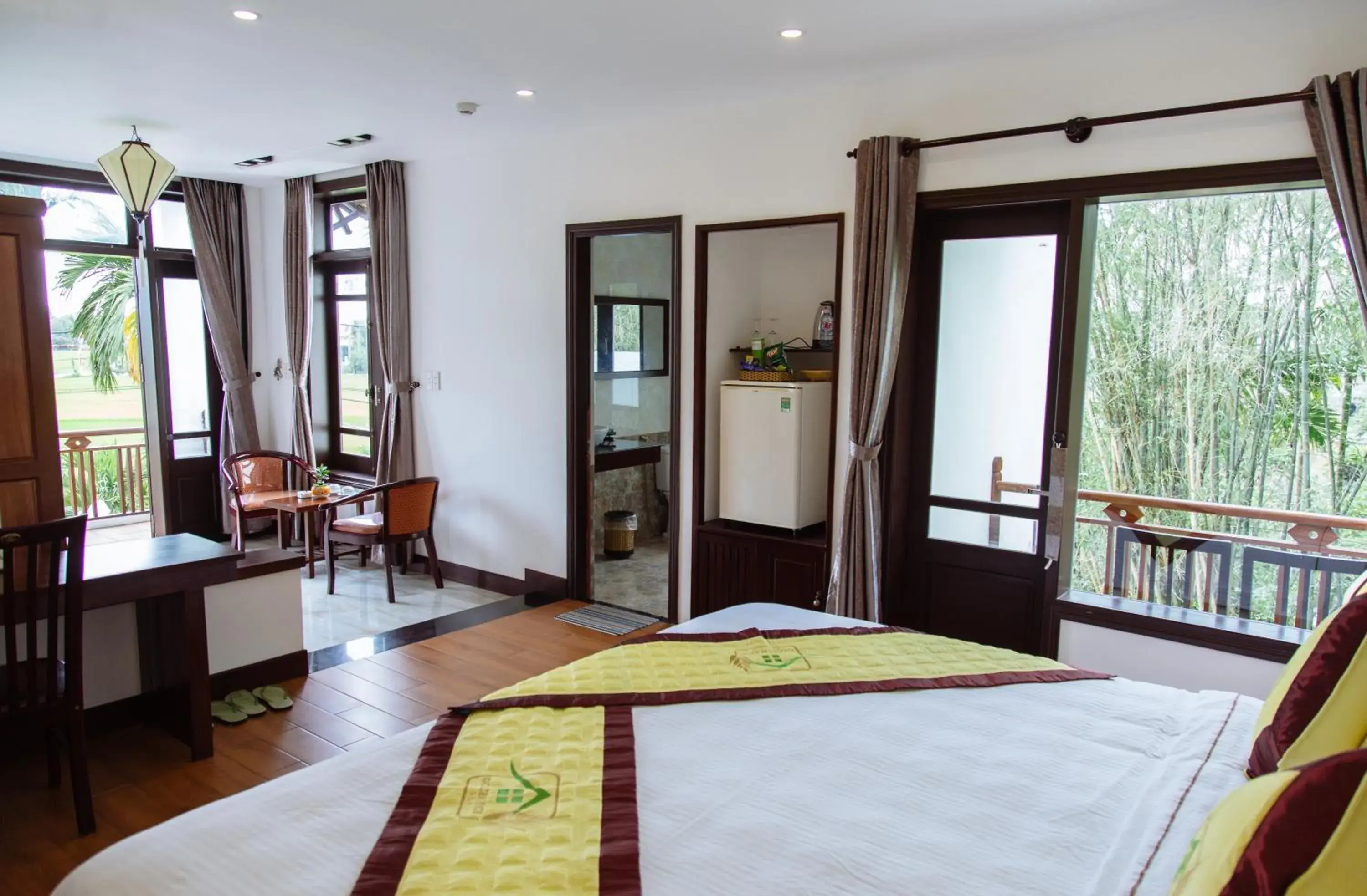 Deluxe Double or Twin Room with Pool View in Hoi An Golden Rice Villa Deluxe Double or Twin Room with Pool View in Hoi An Golden Rice Villa