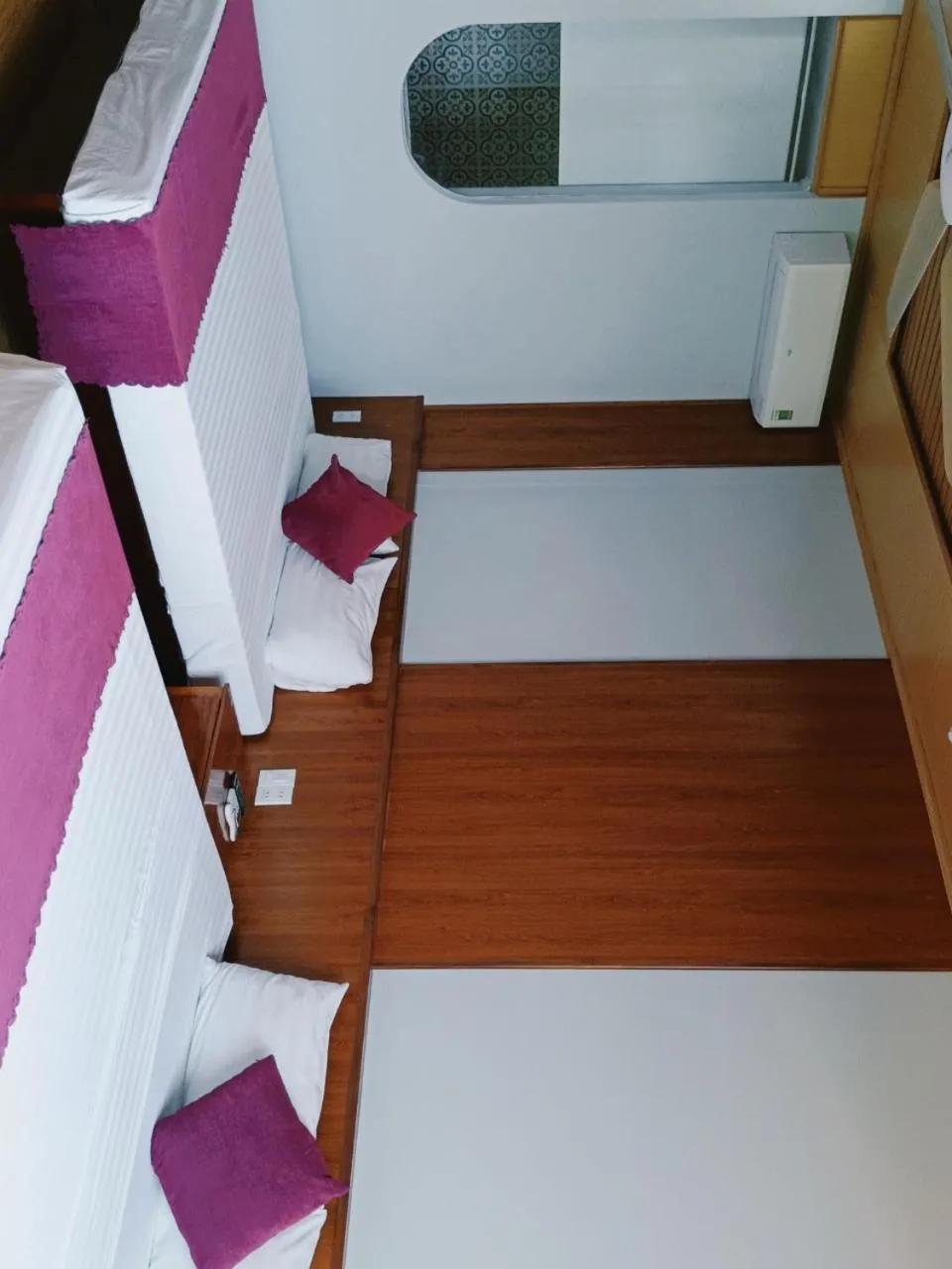 Bed in Riverside Plum Garden Villa