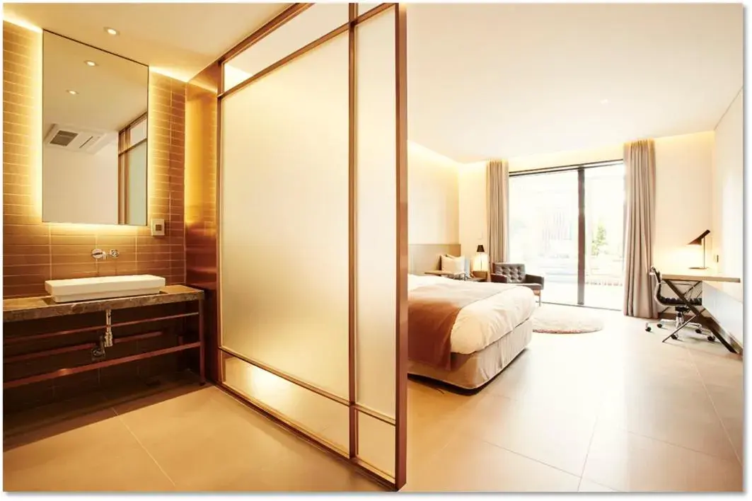 Bed in MD HOTEL Dongtan Bed in MD HOTEL Dongtan