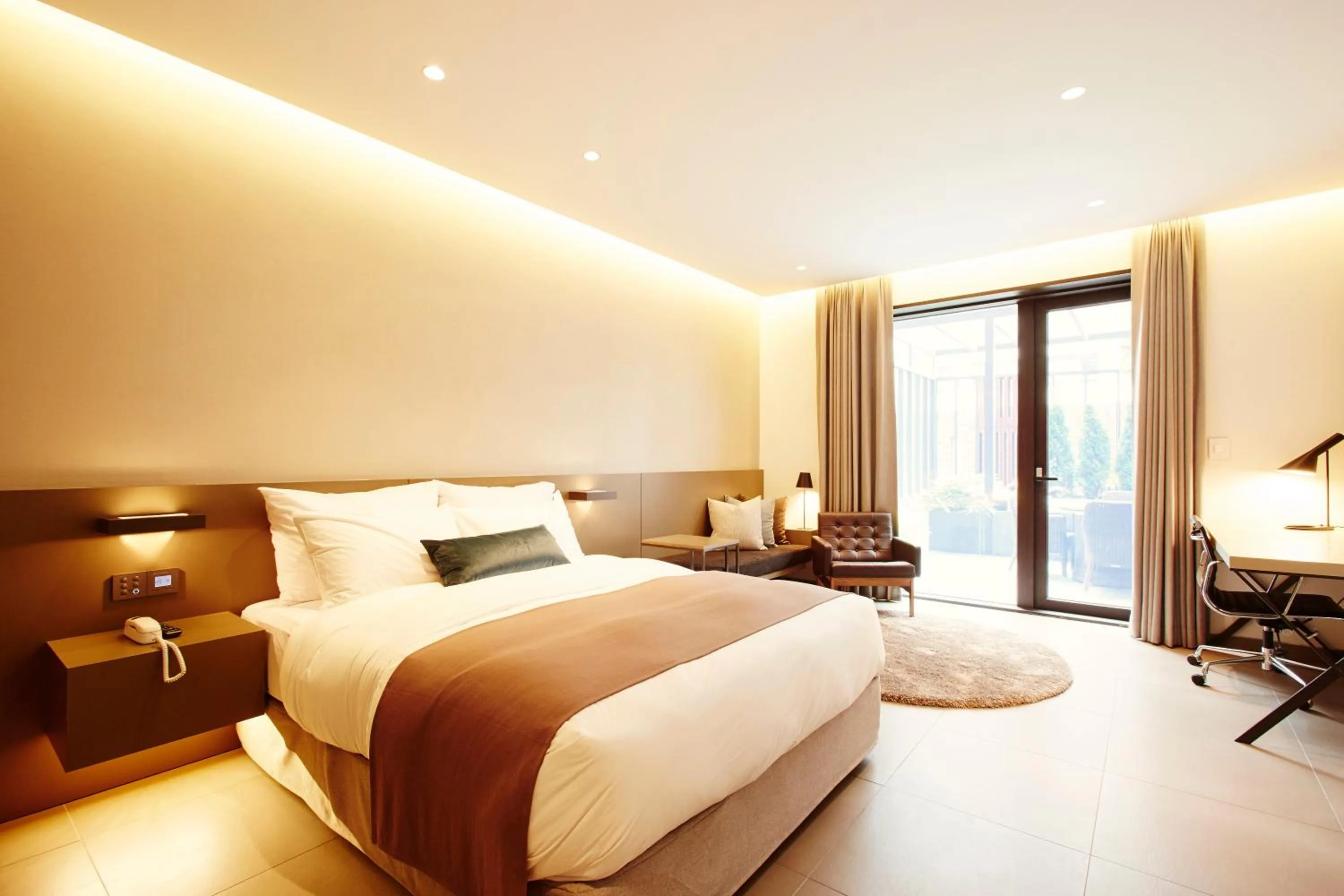 Bed in MD HOTEL Dongtan