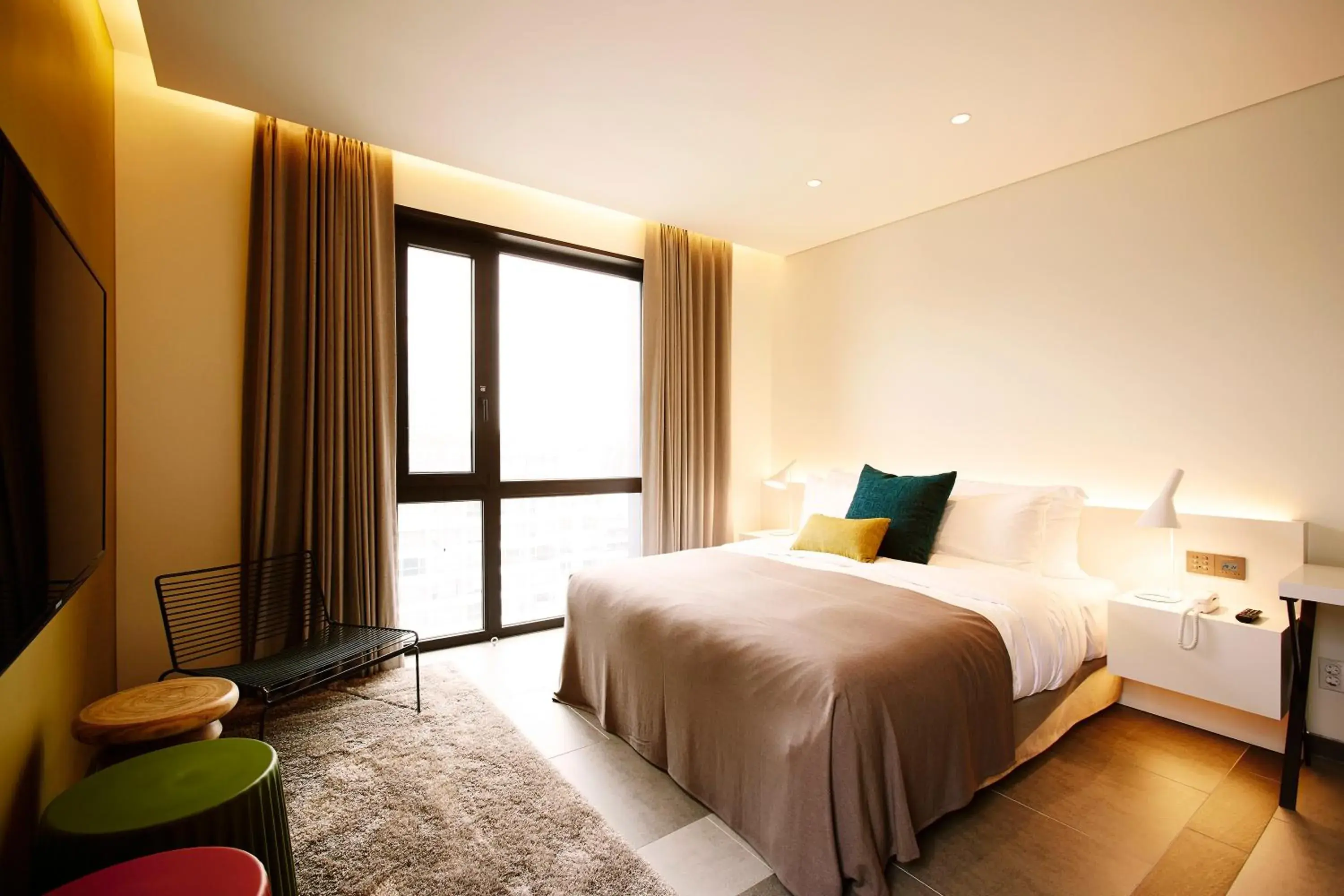 Deluxe Garden Room with Shower and Balcony - single occupancy in MD HOTEL Dongtan Deluxe Garden Room with Shower and Balcony - single occupancy in MD HOTEL Dongtan