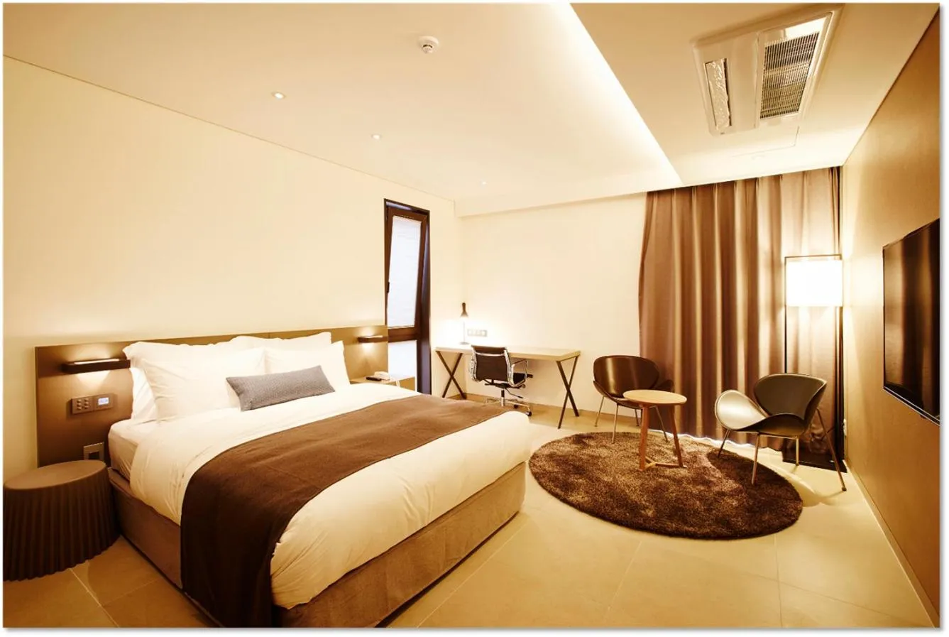 Bed in MD HOTEL Dongtan