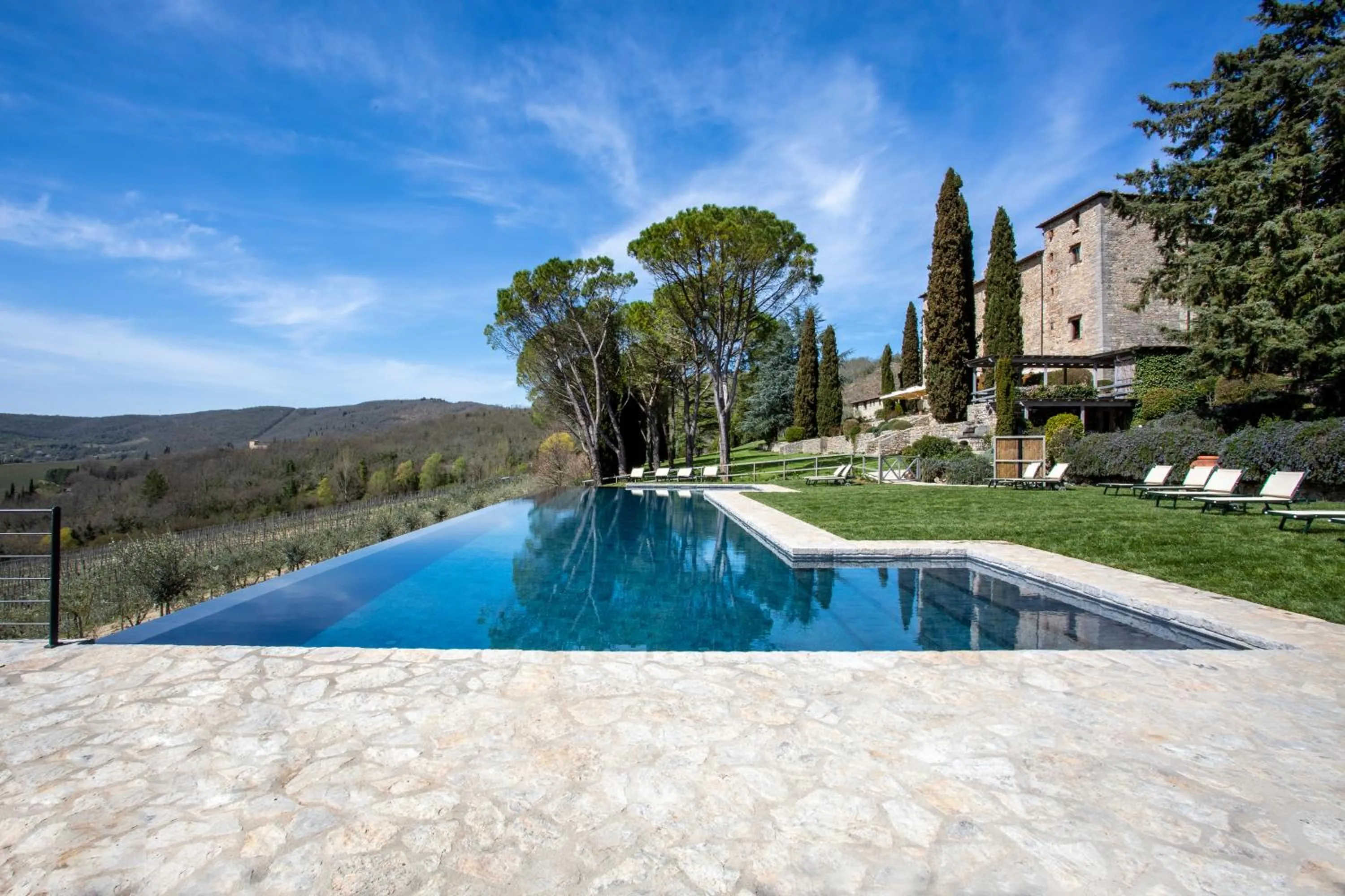 Swimming pool in Castello di Spaltenna Exclusive Resort & Spa