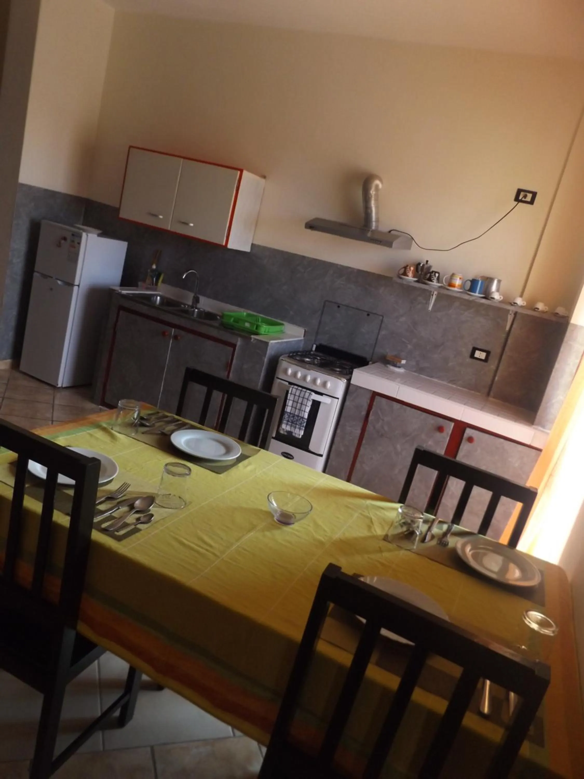 Kitchen or kitchenette in Apart-Hotel Ca Elsa