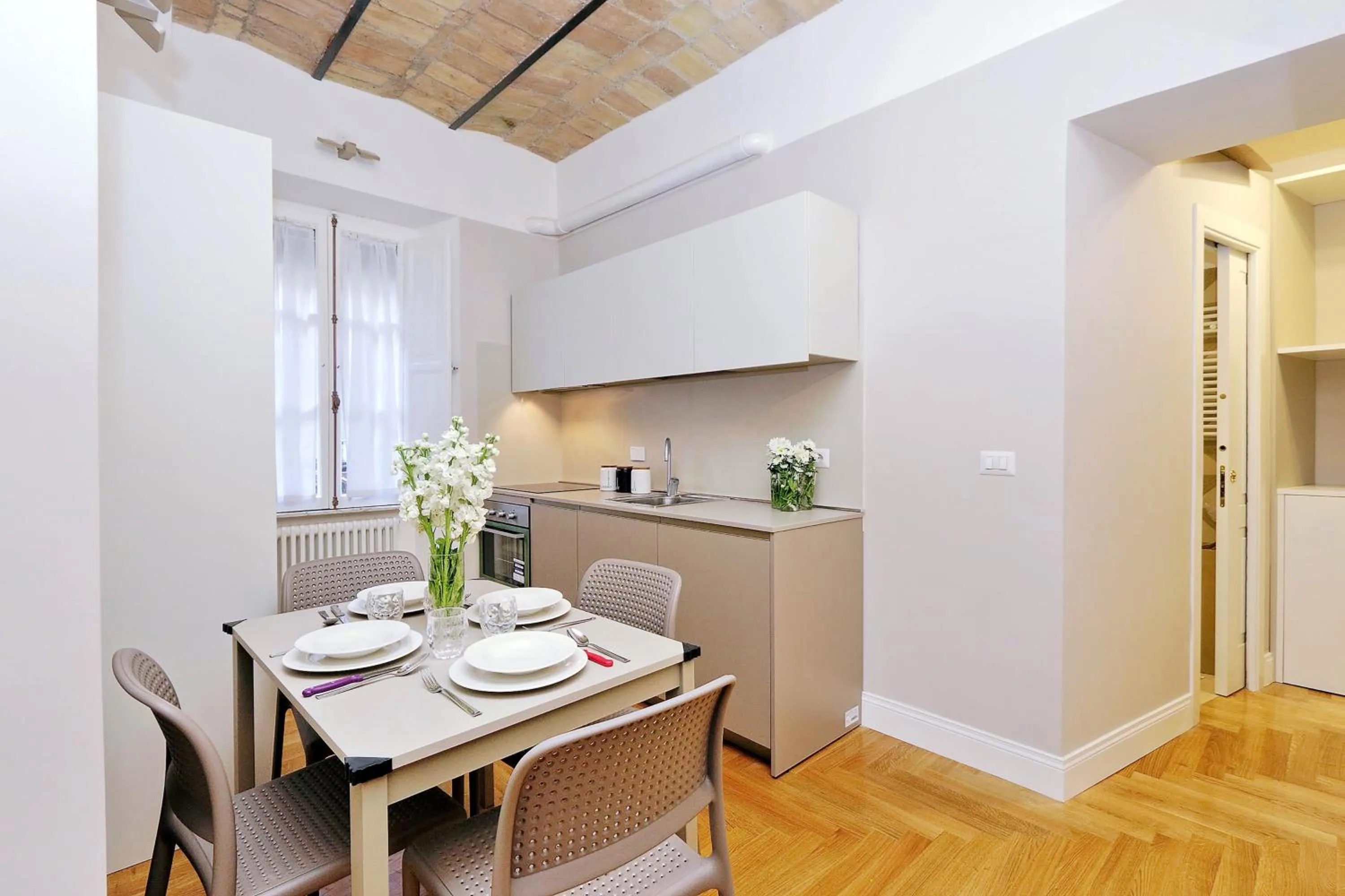 Kitchen or kitchenette in Bellezza Al Colosseo - B&B & Apts
