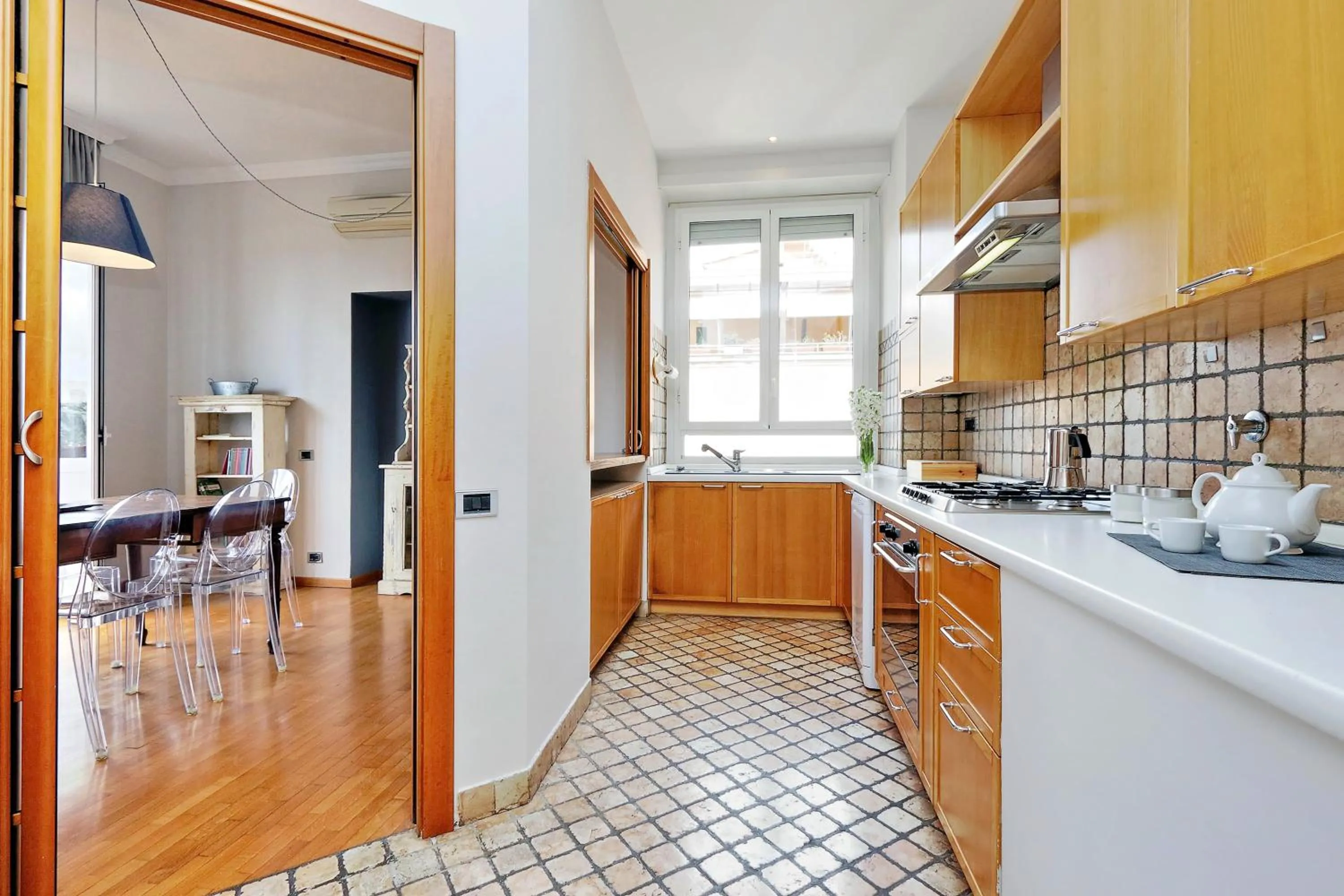 Kitchen or kitchenette in Bellezza Al Colosseo - B&B & Apts