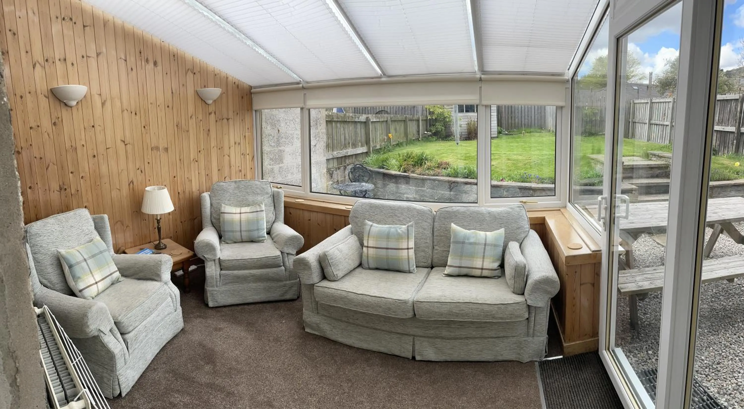 Seating area in Carrick House