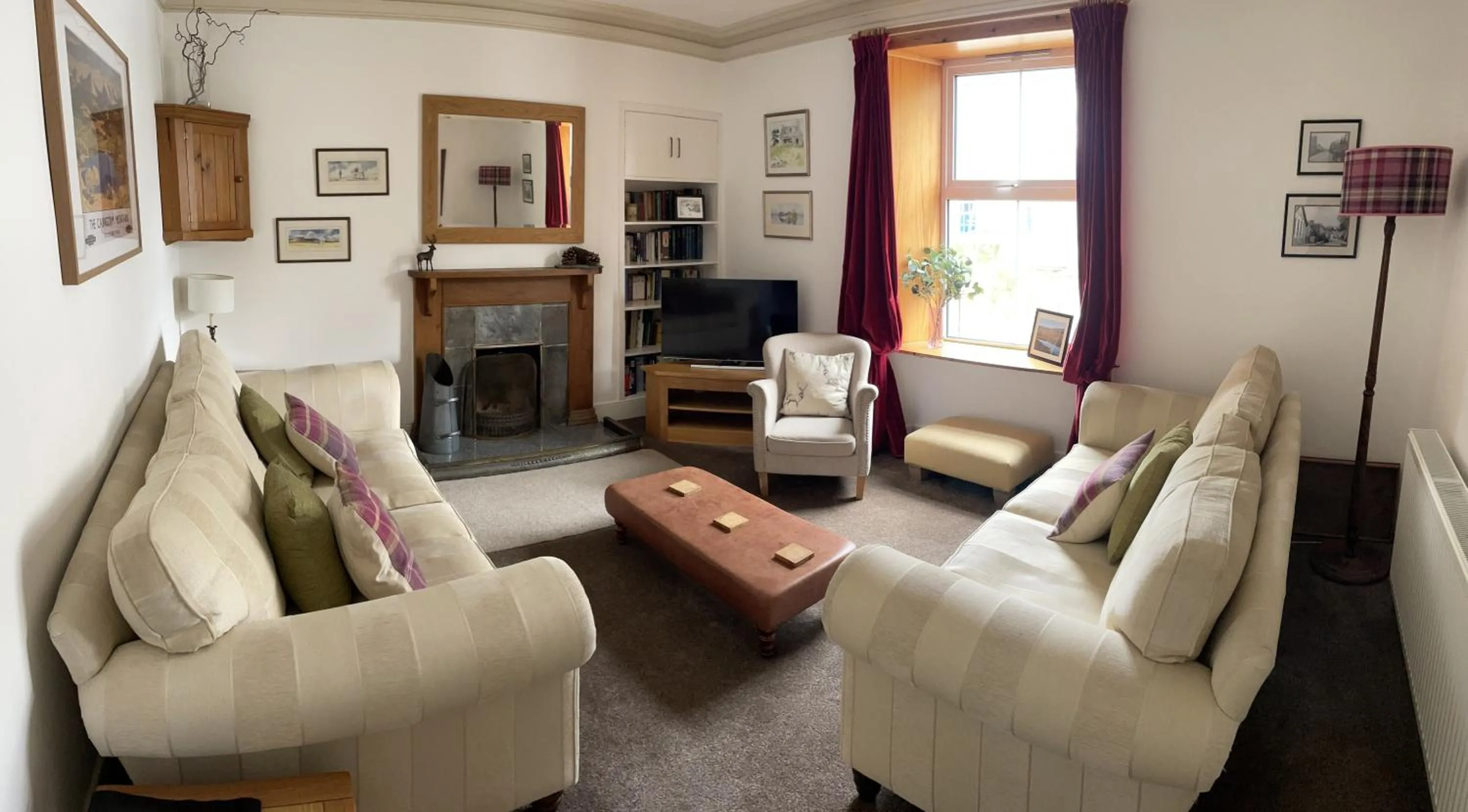Living room in Carrick House