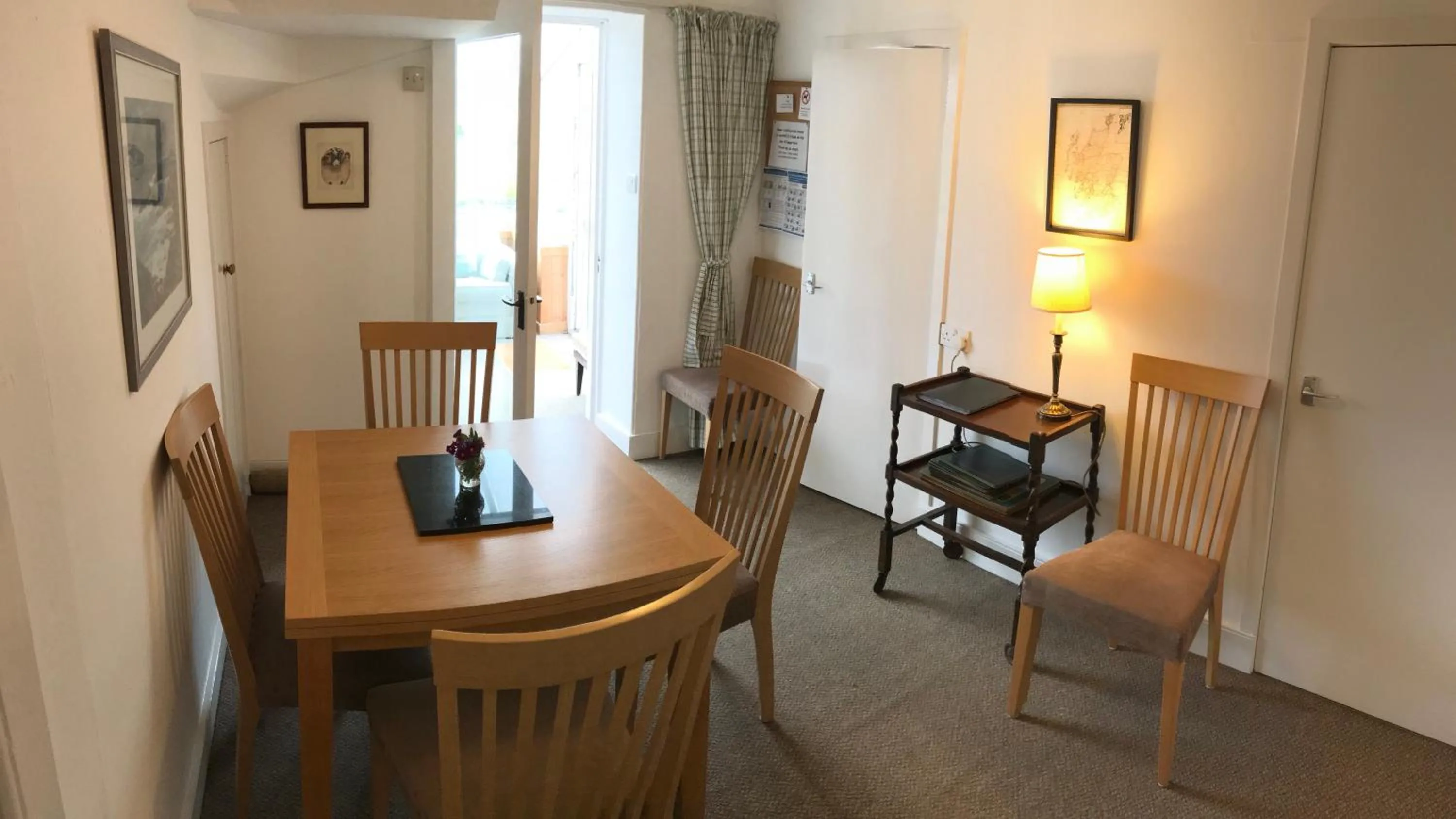 Dining area in Carrick House
