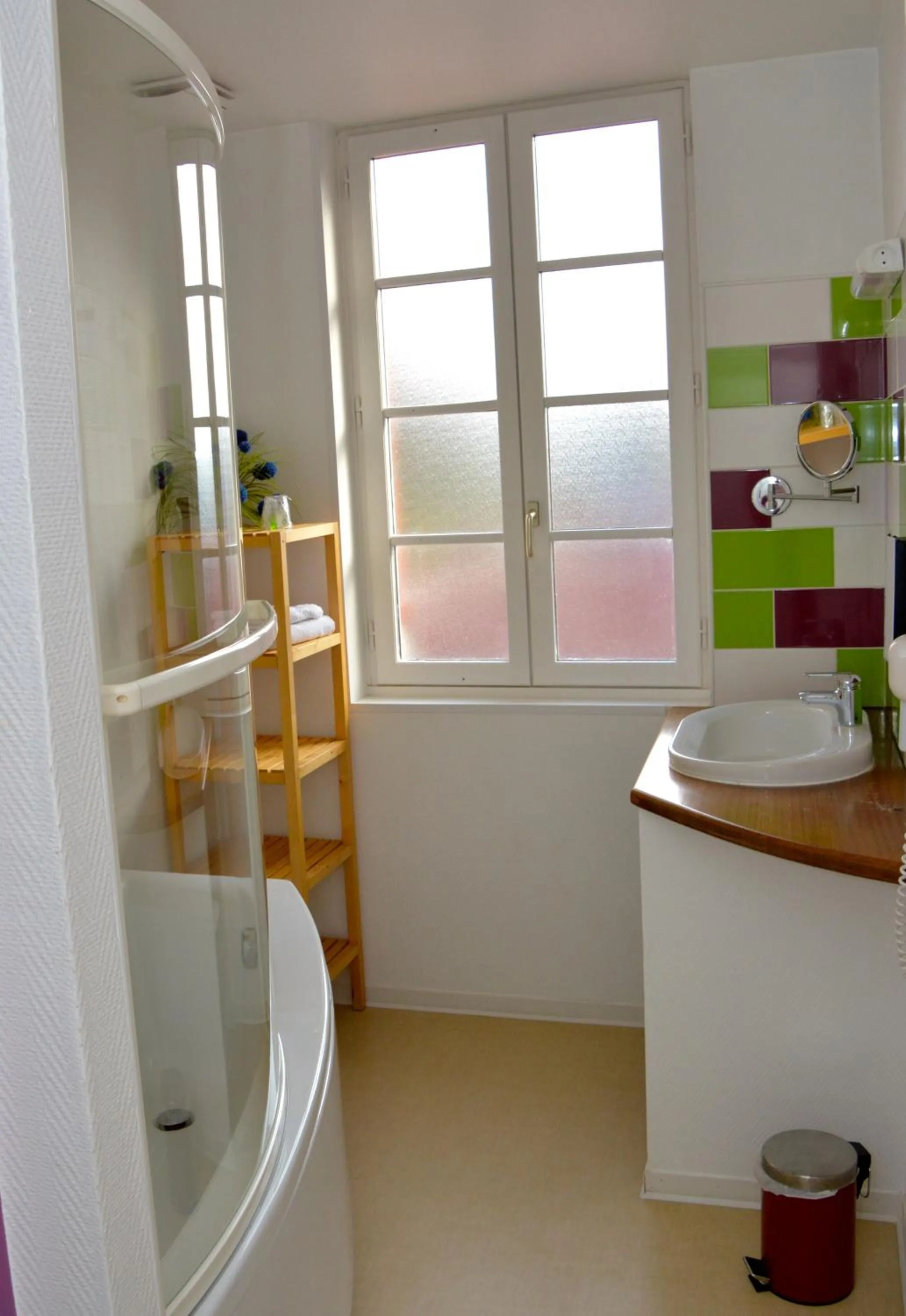 Bathroom in Logis - Hotel & Restaurant La Corne d 'Abondance