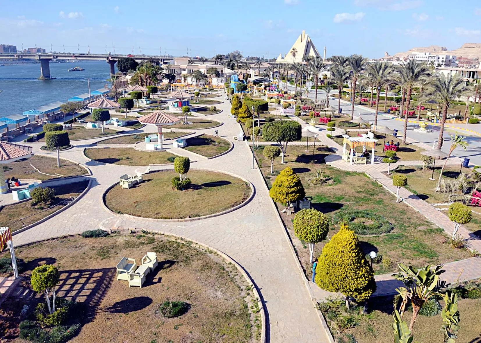 Bird's eye view in Elminya Compound