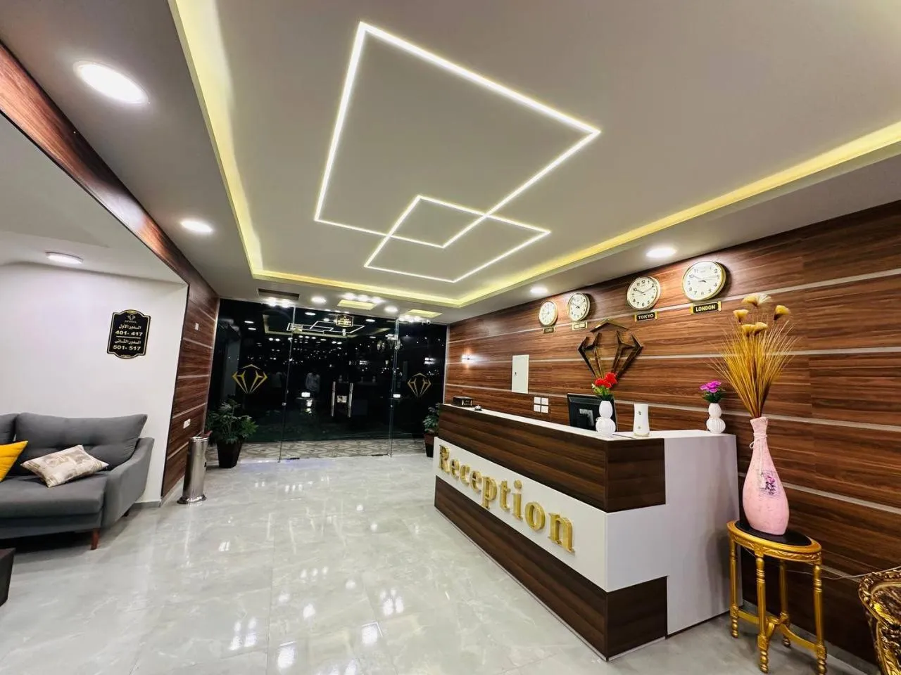 Lobby or reception in Elminya Compound