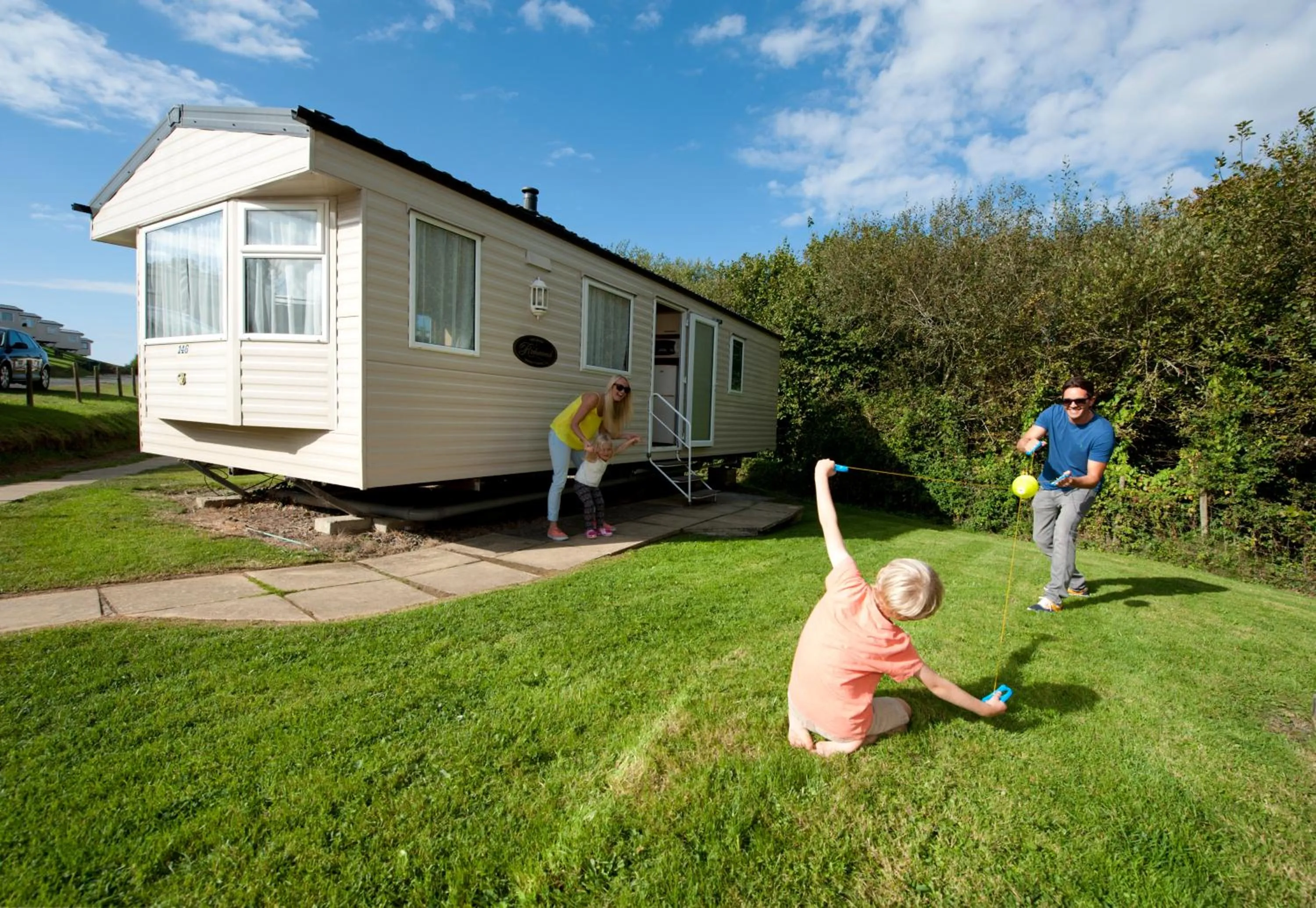 Property building in Widemouth Bay Caravan Park