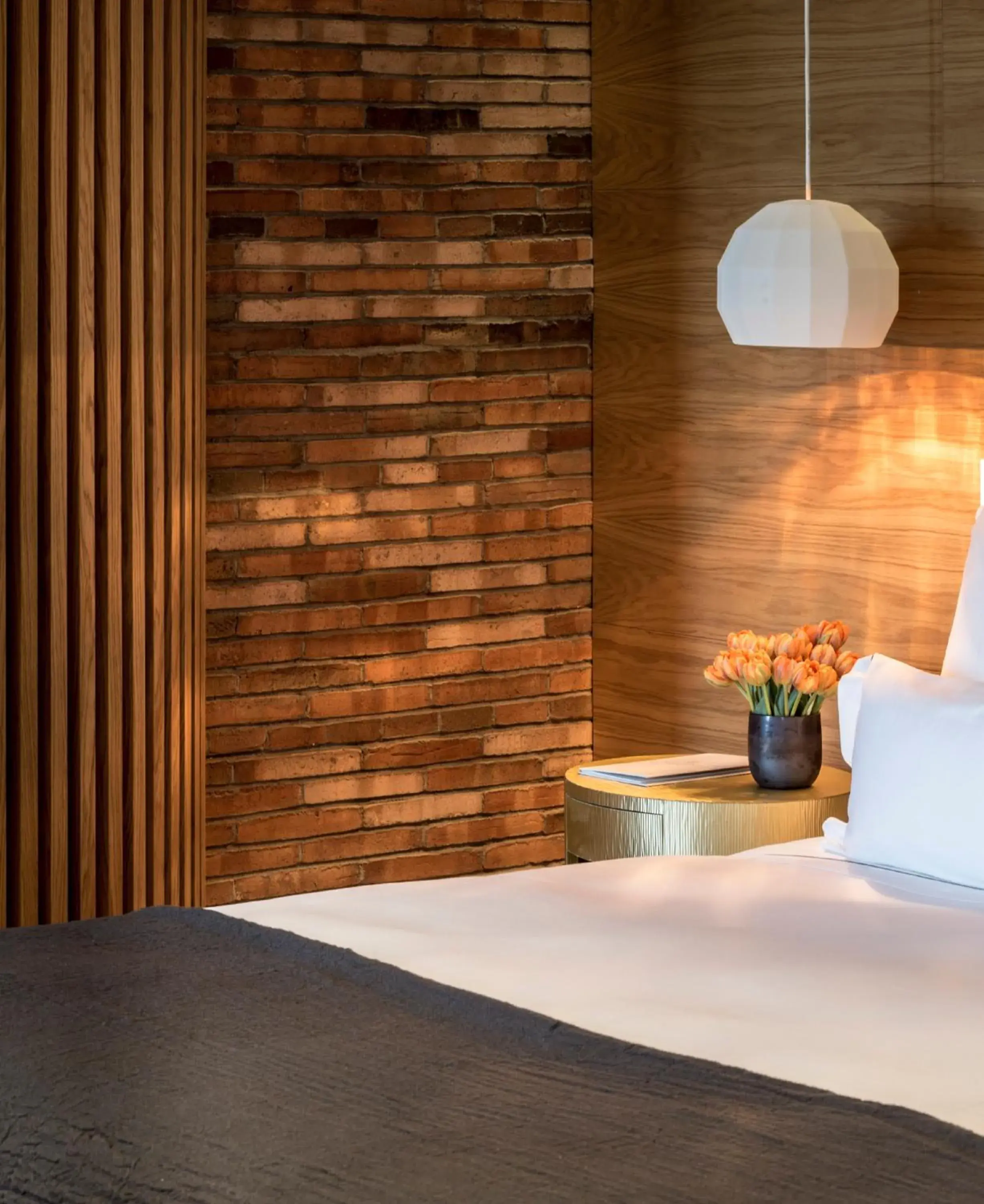 Decorative detail, Bed in Monument Hotel Decorative detail, Bed in Monument Hotel