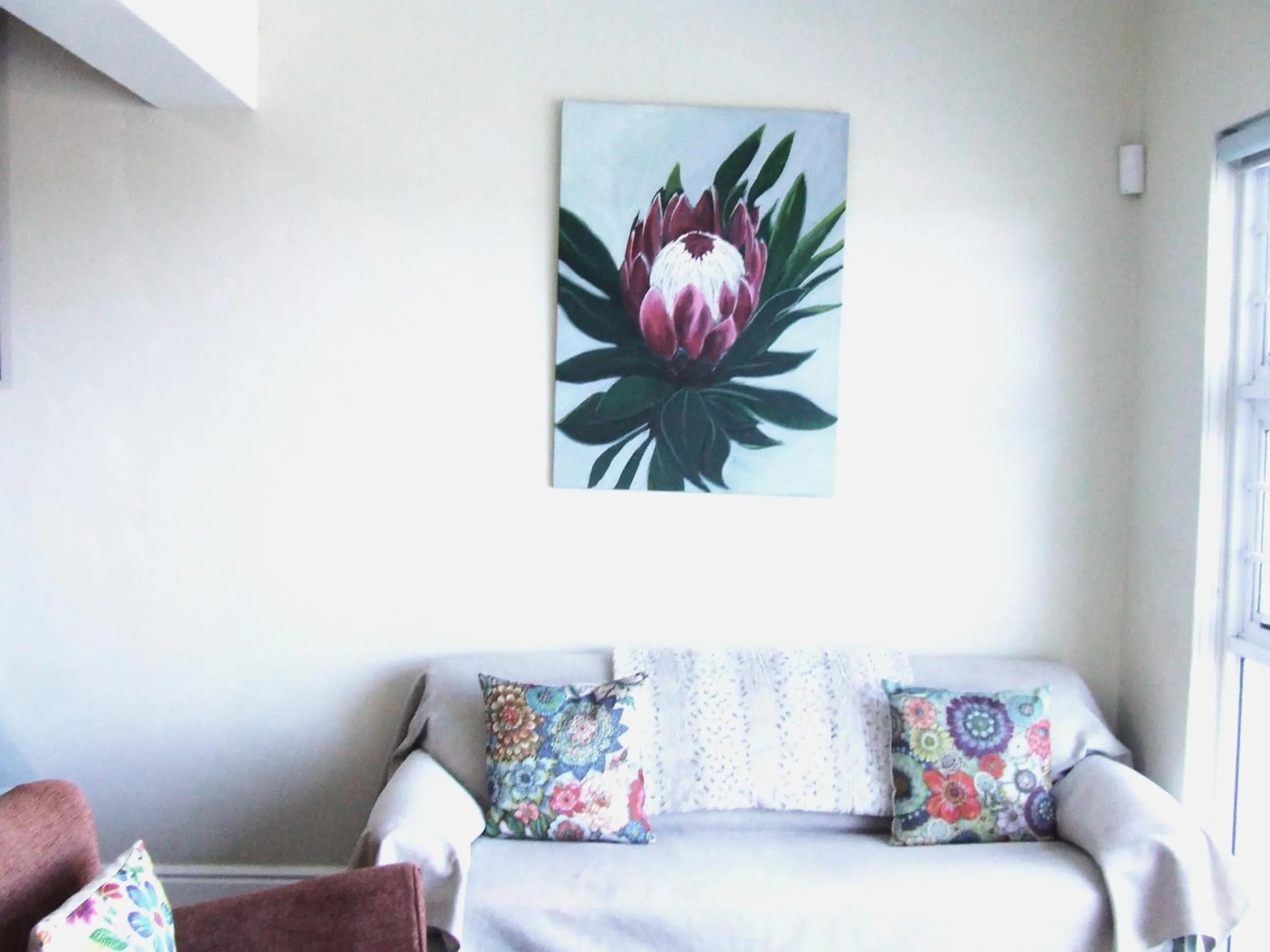 Living room in The Lookout Guest House