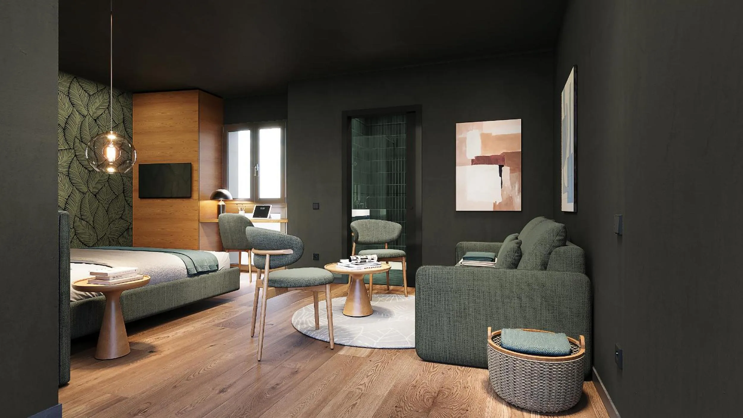 Bed in Boutique Hotel Villa Alberta