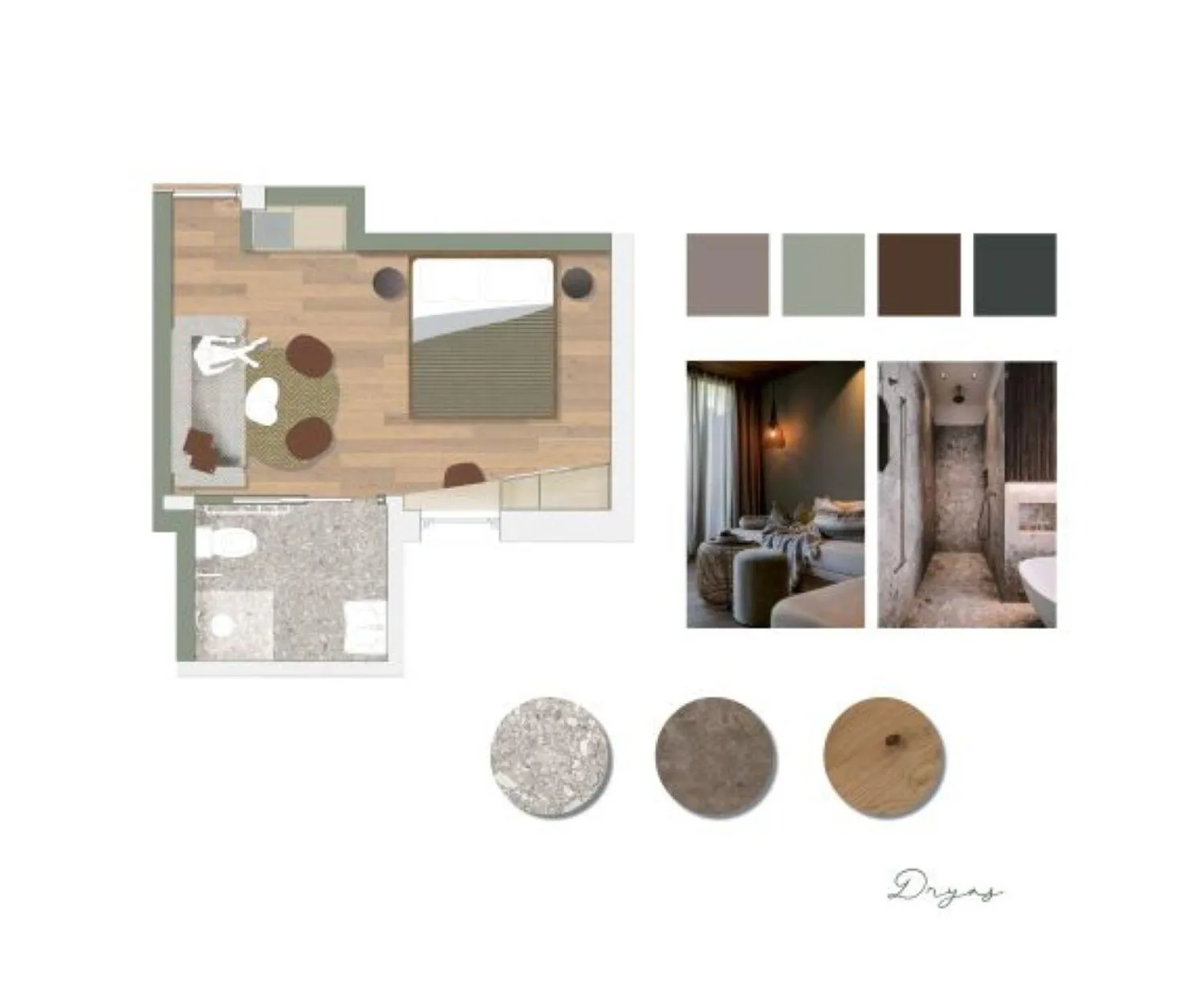 Floor plan in Boutique Hotel Villa Alberta