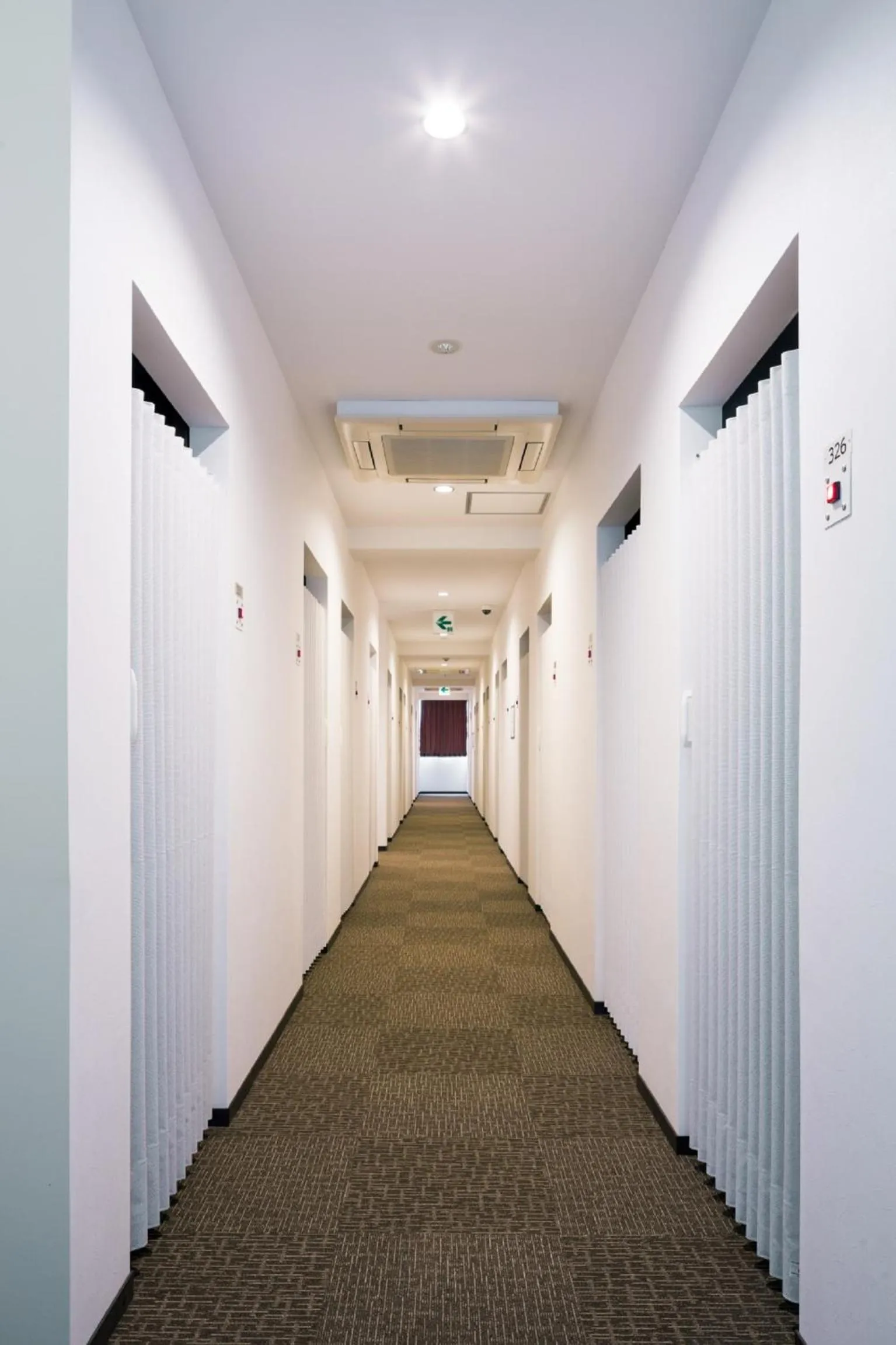 Area and facilities in Capsule Hotel Cube Hiroshima