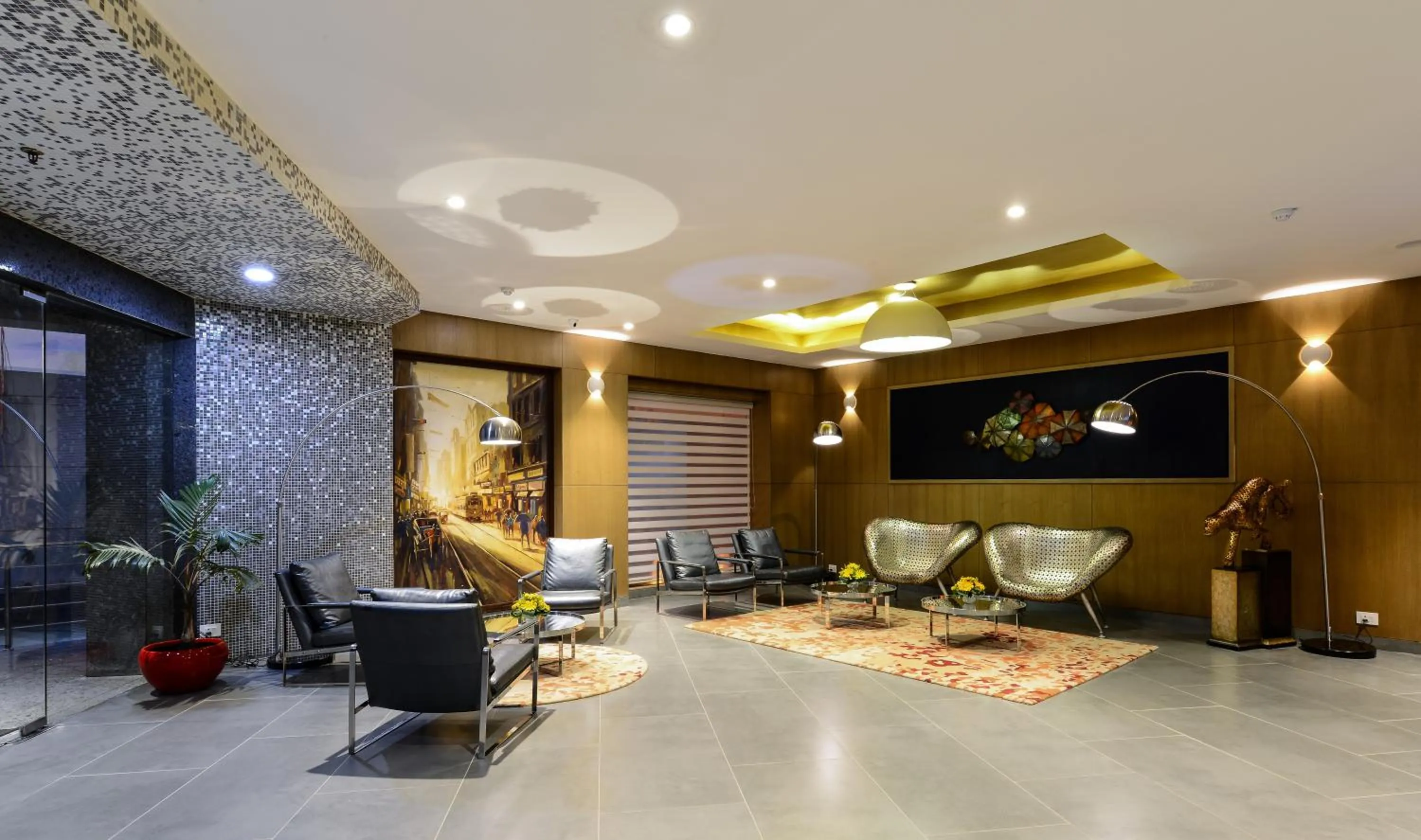 Lobby or reception in Howard Johnson by Wyndham, Kolkata Airport