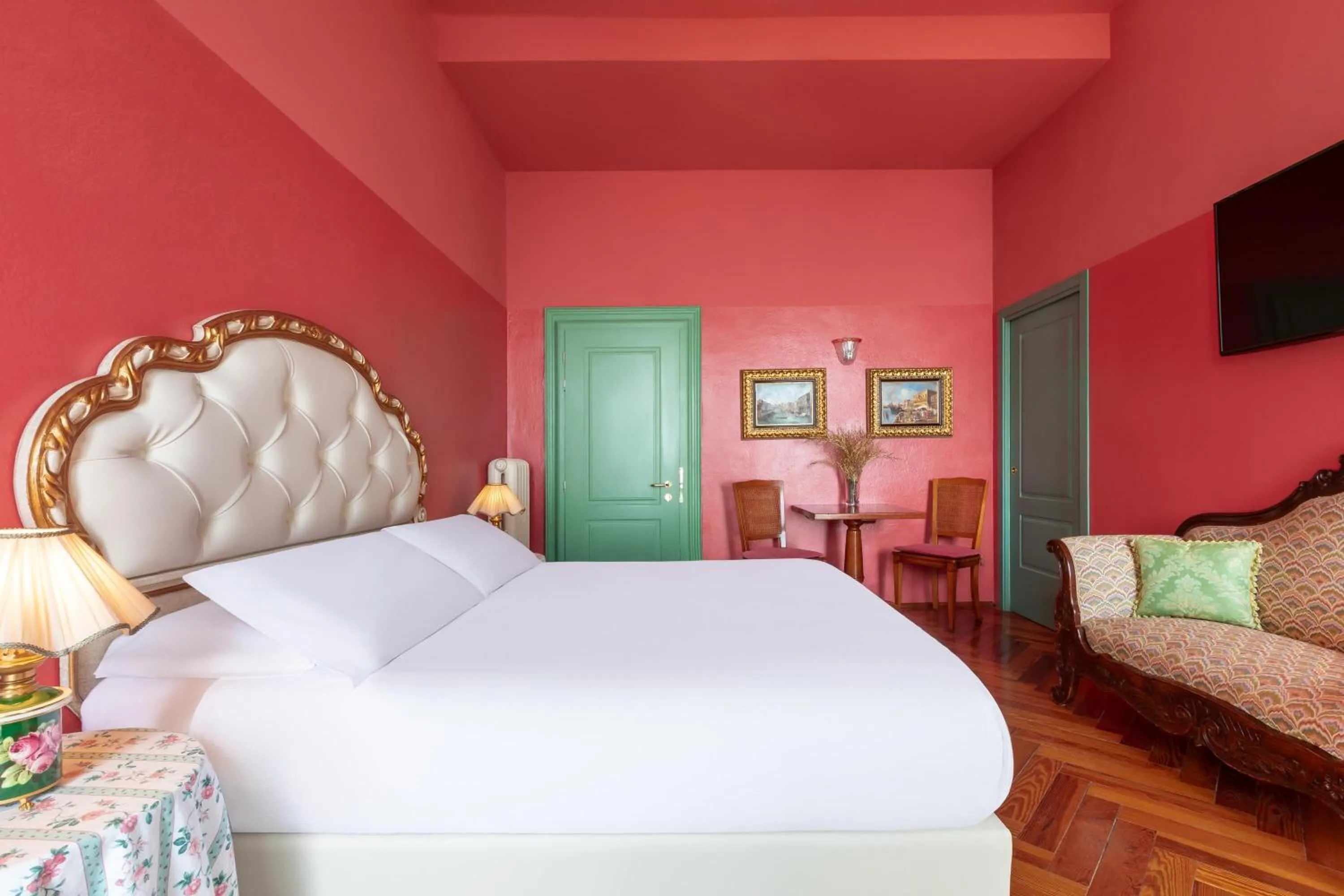 Photo of the whole room, Bed in Boutique Hotel Villa Sostaga