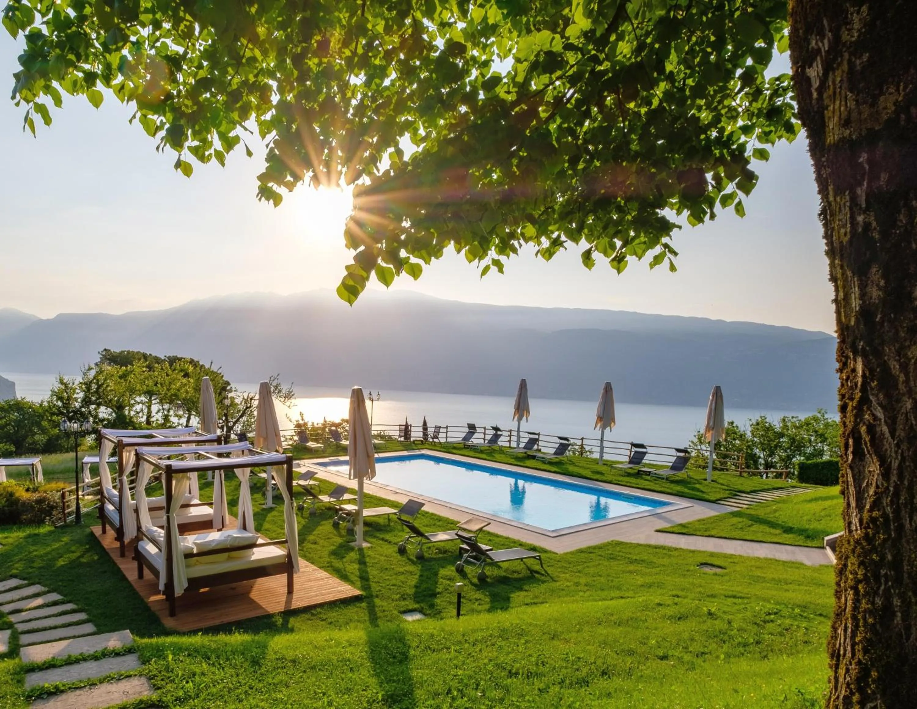 Garden in Boutique Hotel Villa Sostaga