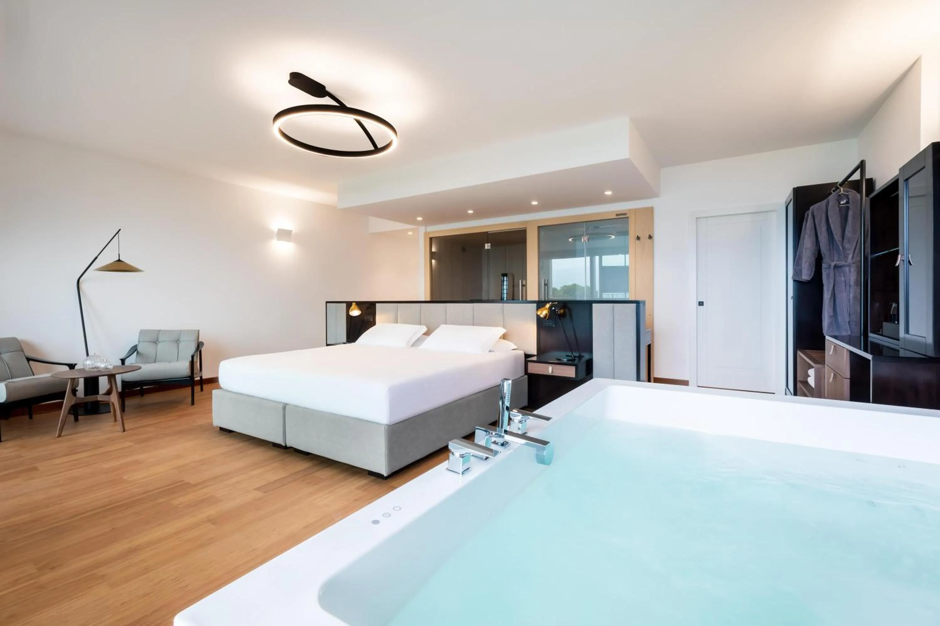 Photo of the whole room, Bed in Boutique Hotel Villa Sostaga