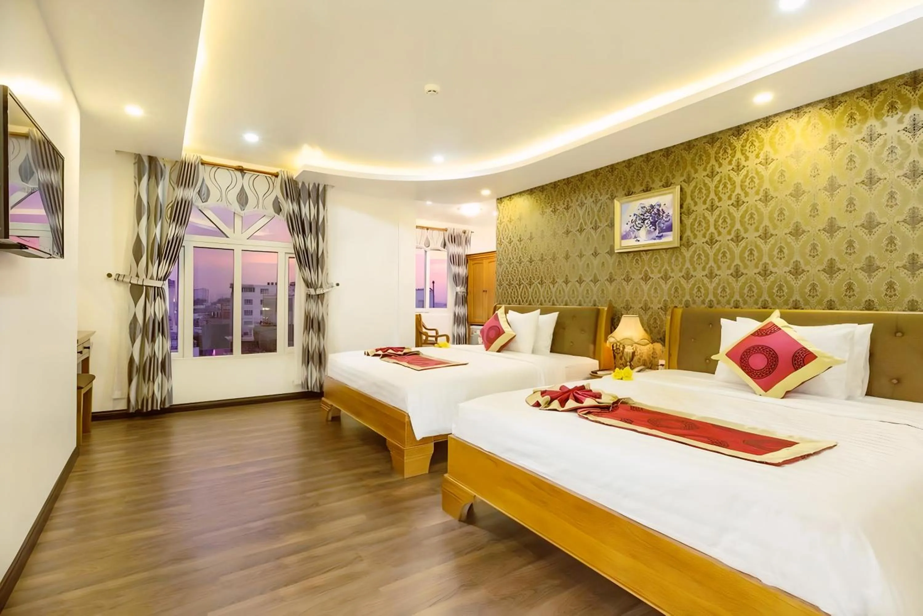 Bed in The Airport Hotel