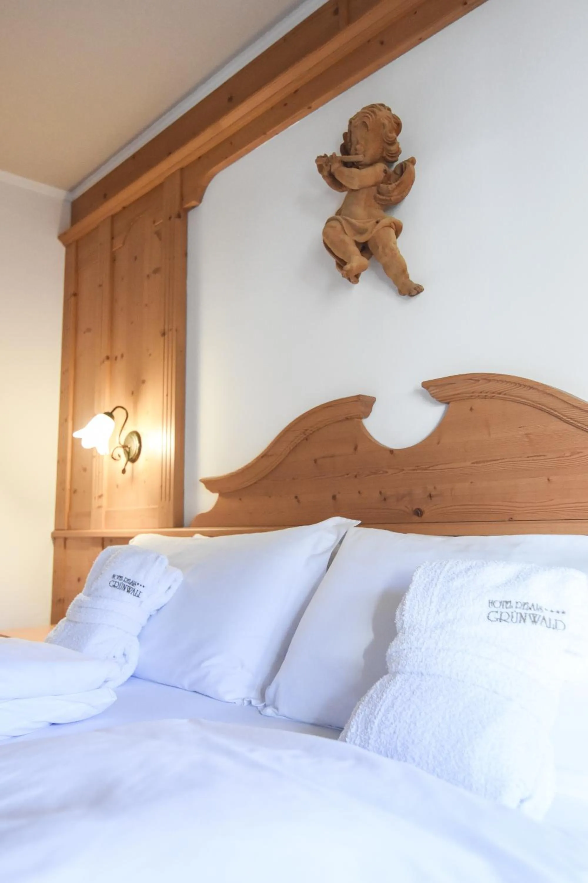 Bed in Hotel Relais Grünwald